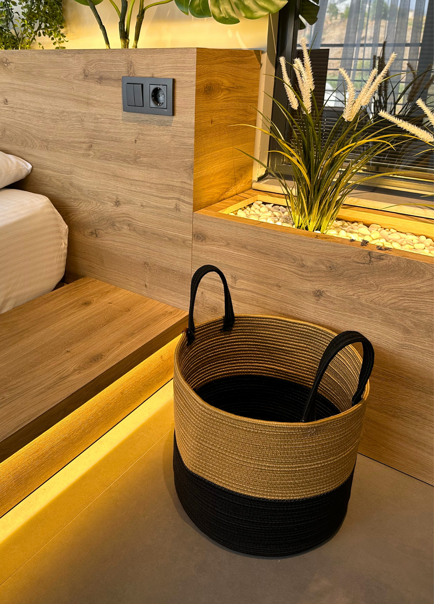 Bohem Çamaşır Sepeti Düzenleyici