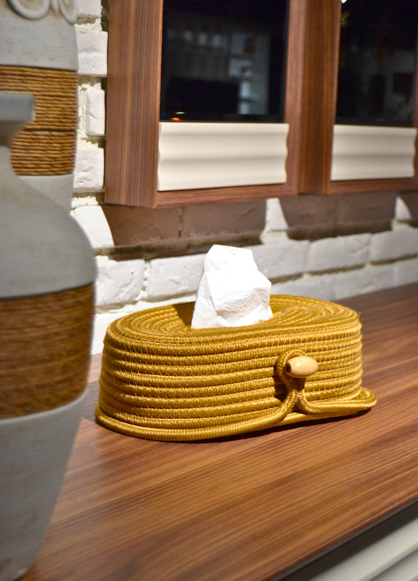 Oval Design Minimalist Napkin Holder