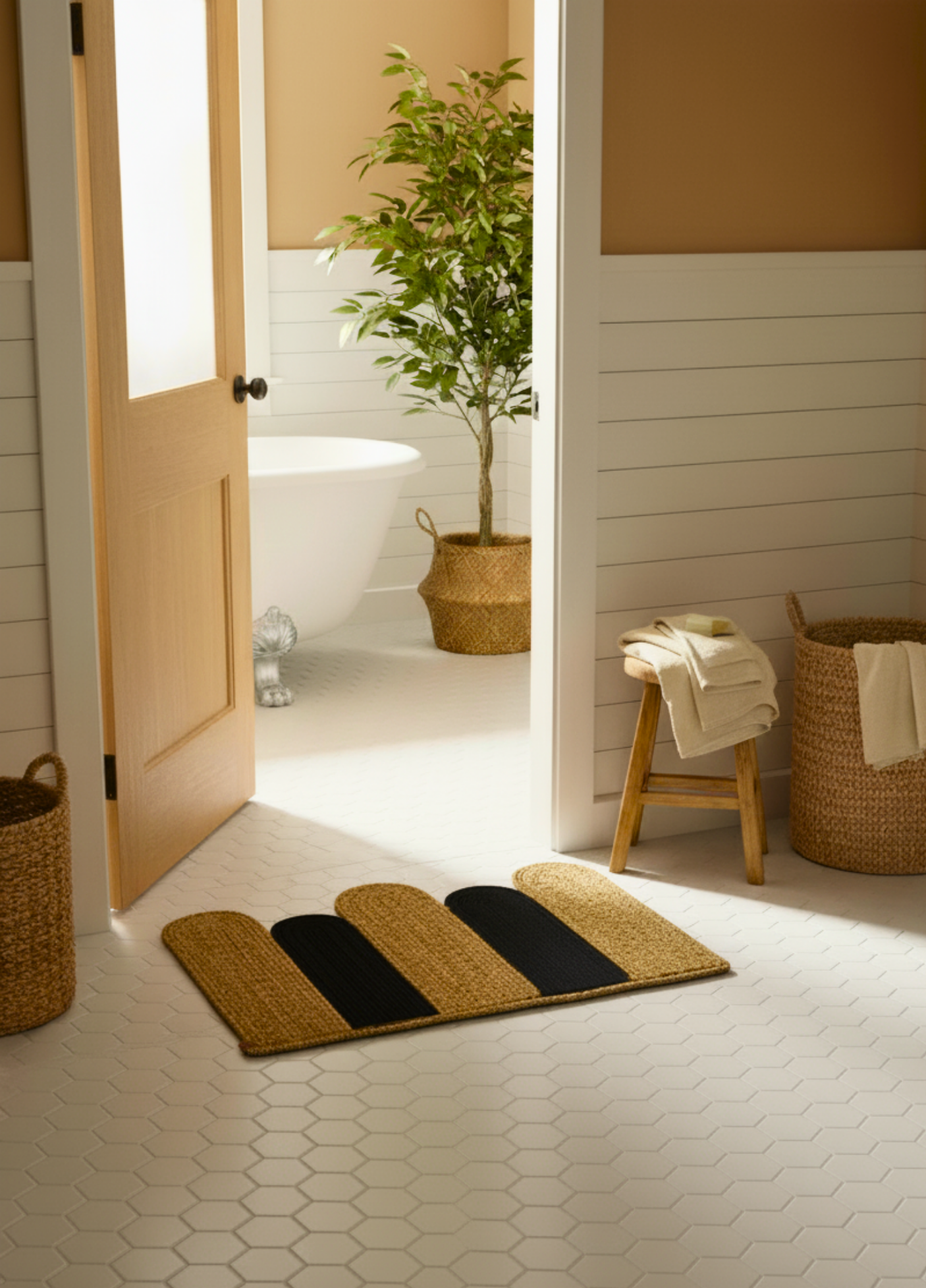 Pure Weave - Natural Textures Doormat, Bathroom Kitchen Mat