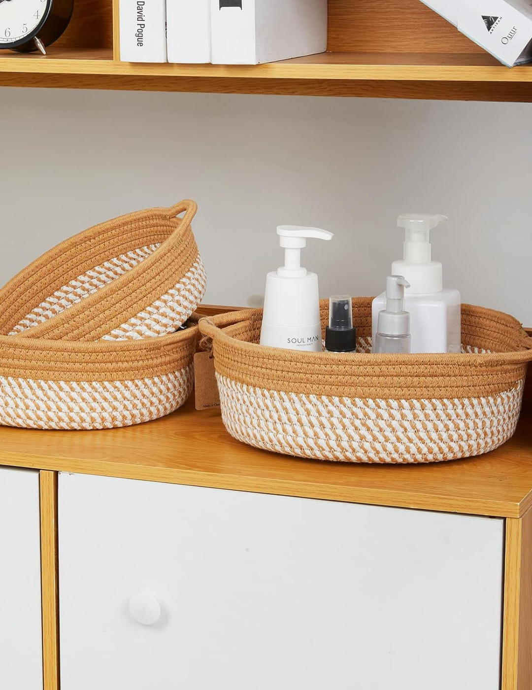 5-Piece Bohemian Organizer Basket Set