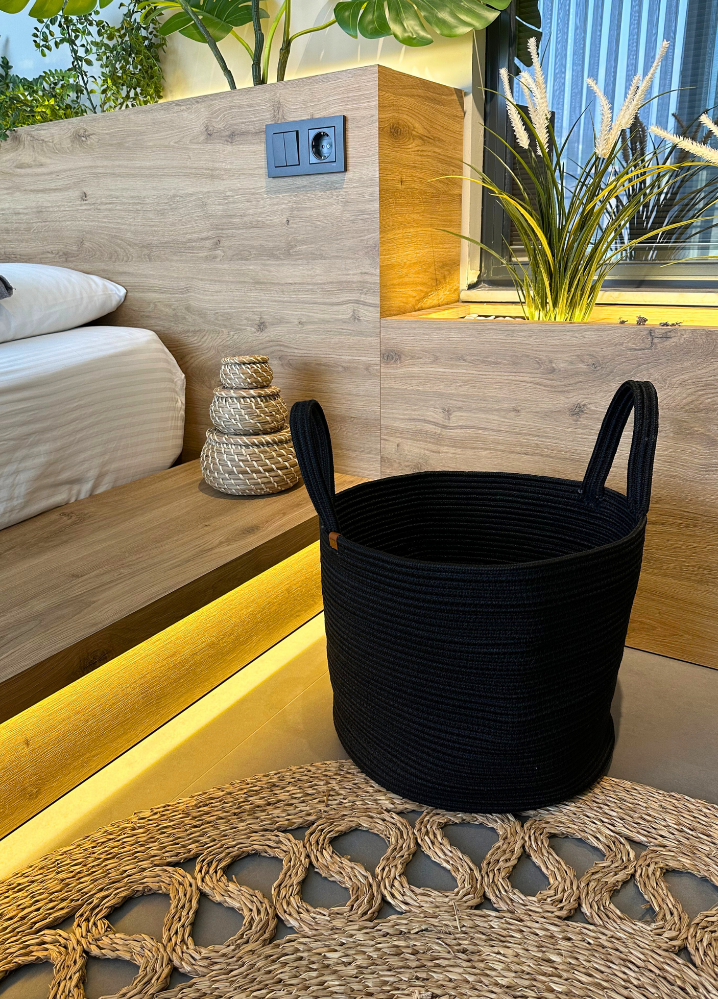 Bohem Çamaşır Sepeti Düzenleyici