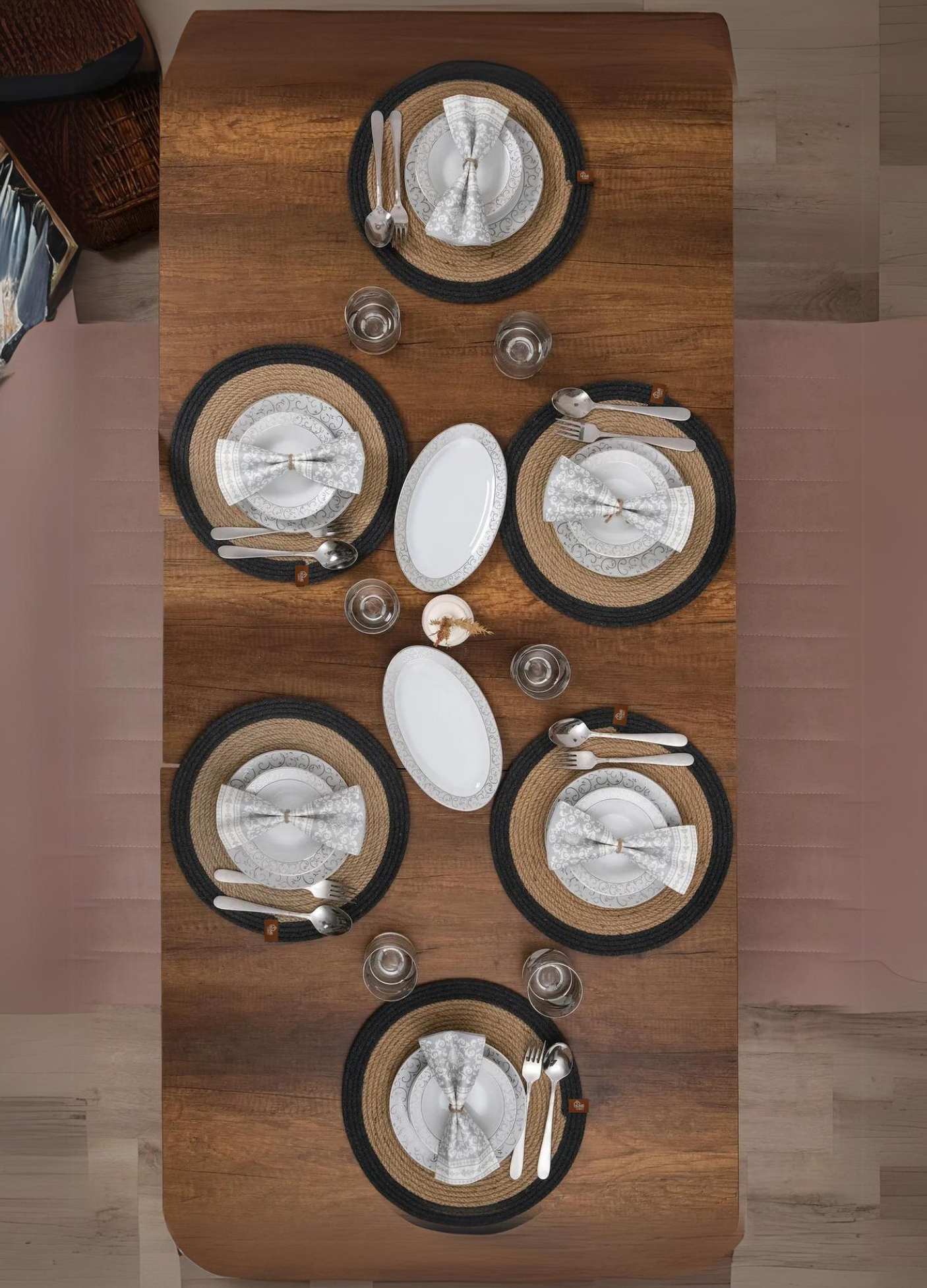 Bohemian Presentation Set, Plate Mat, Subplate