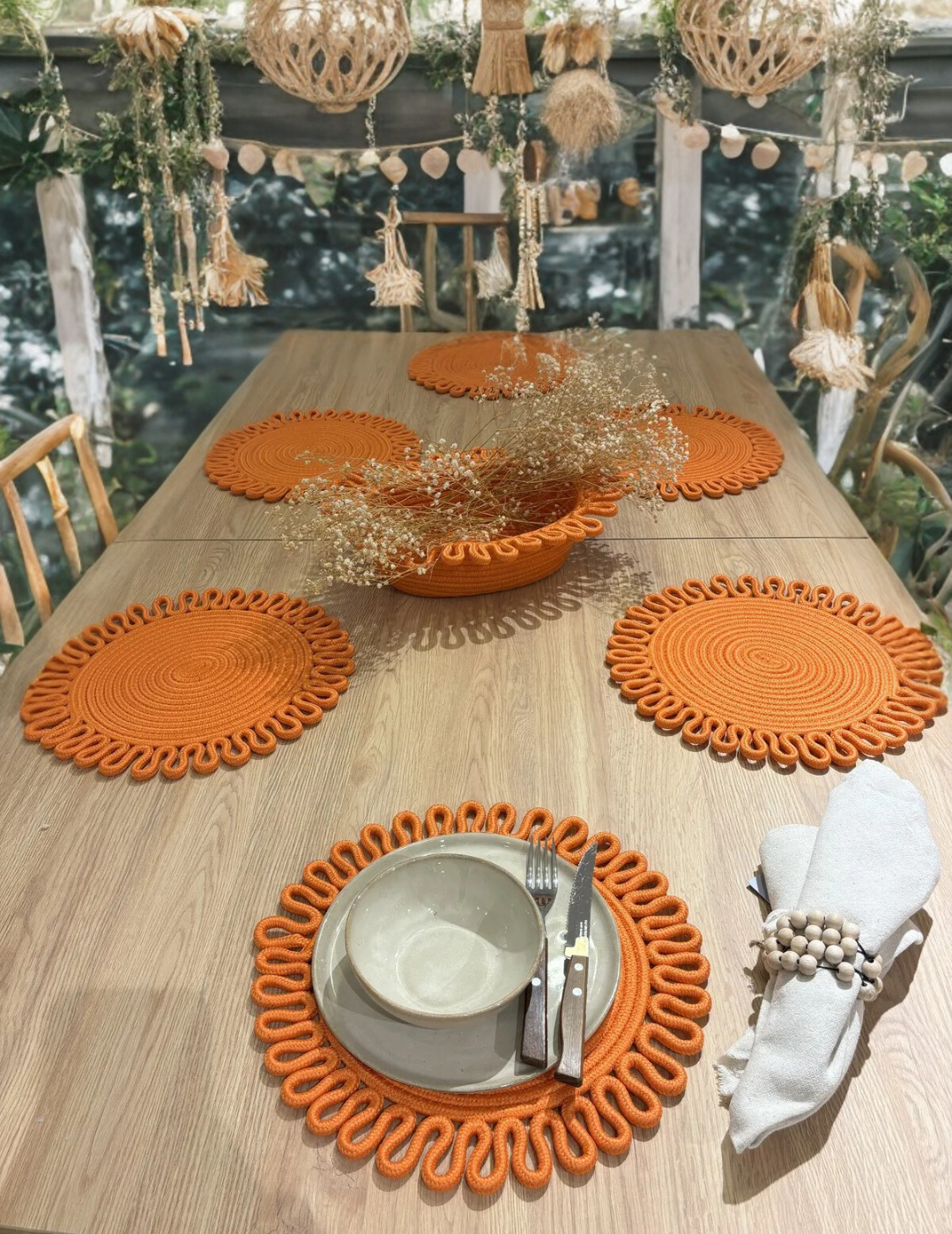 Desenli Supla / Tabak Altlığı Sepetli