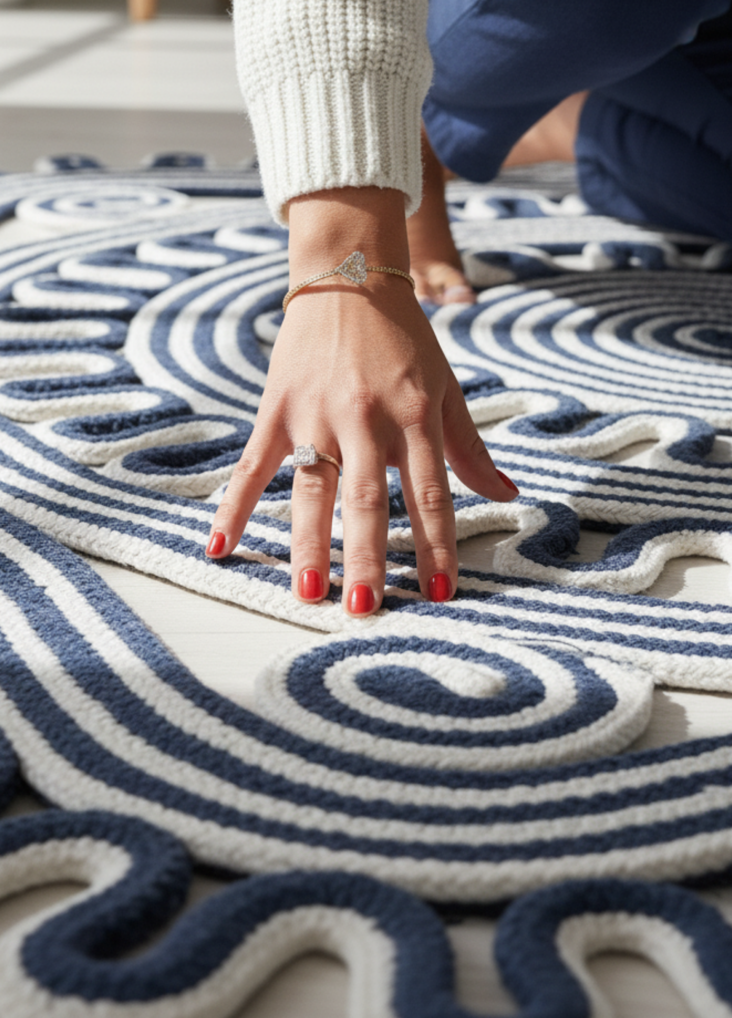 Elora Desenli Jüt Kilim Bohem