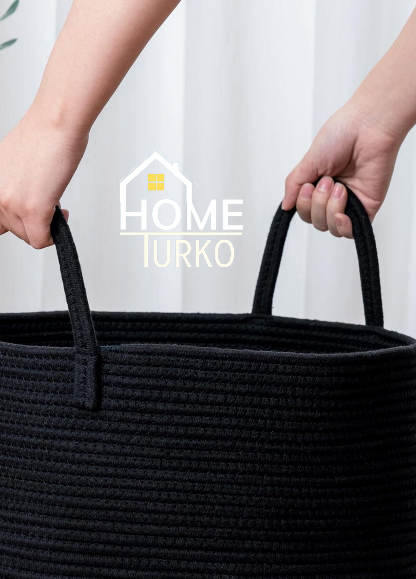 Bohem Kulplu Çamaşır Sepeti / Düzenleyici