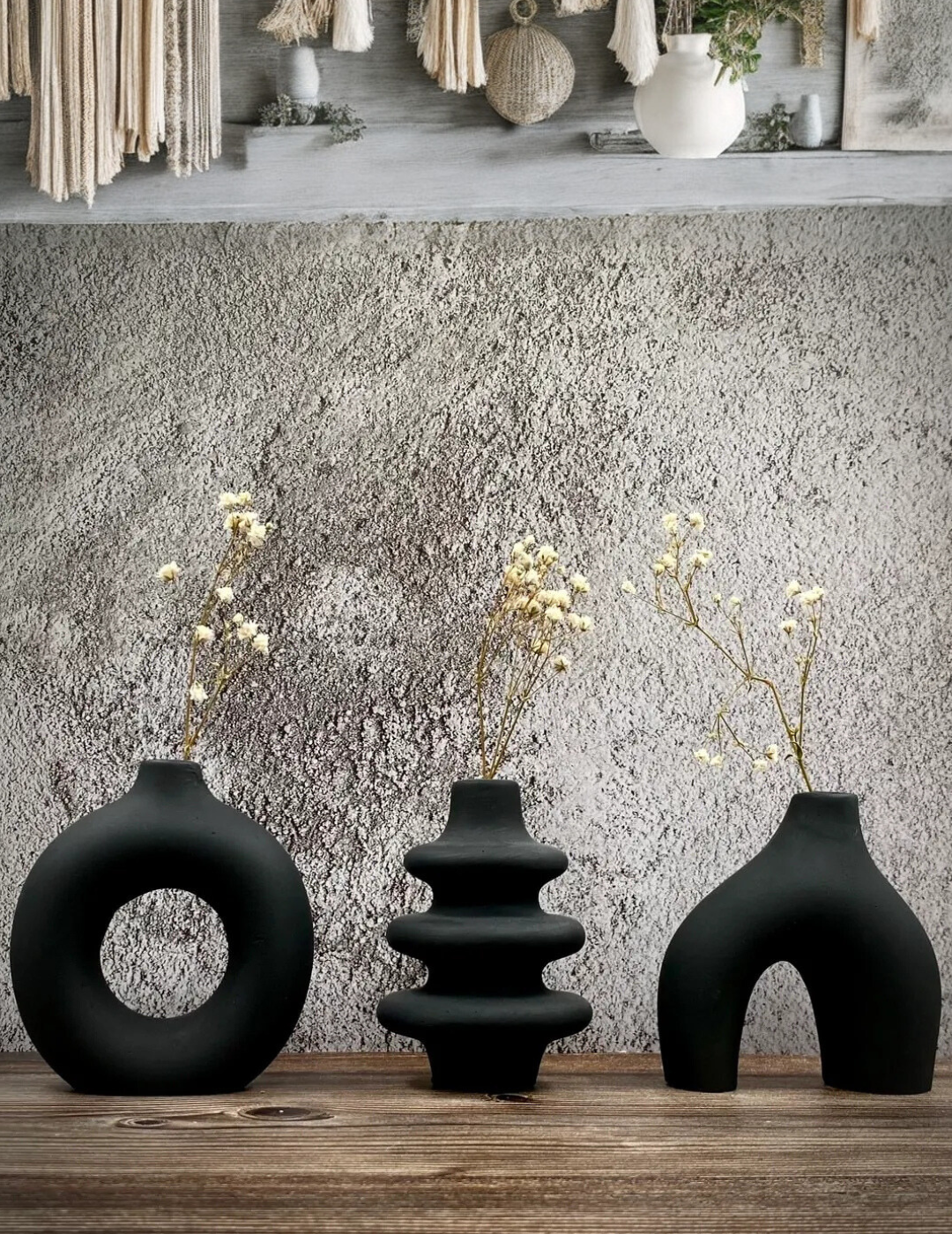 Bohemian Trinket Ornamental Vase Set