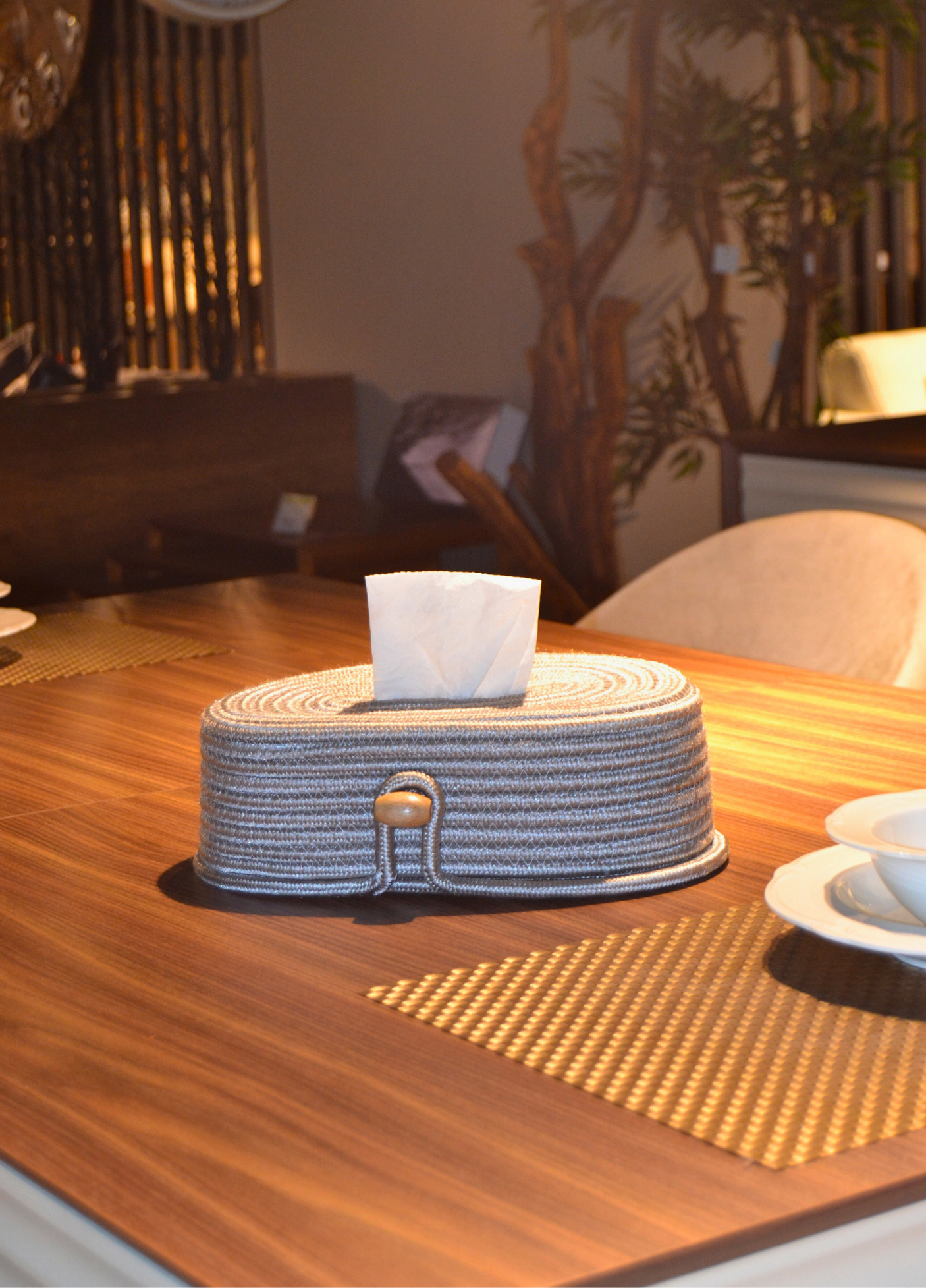 Oval Design Minimalist Napkin Holder