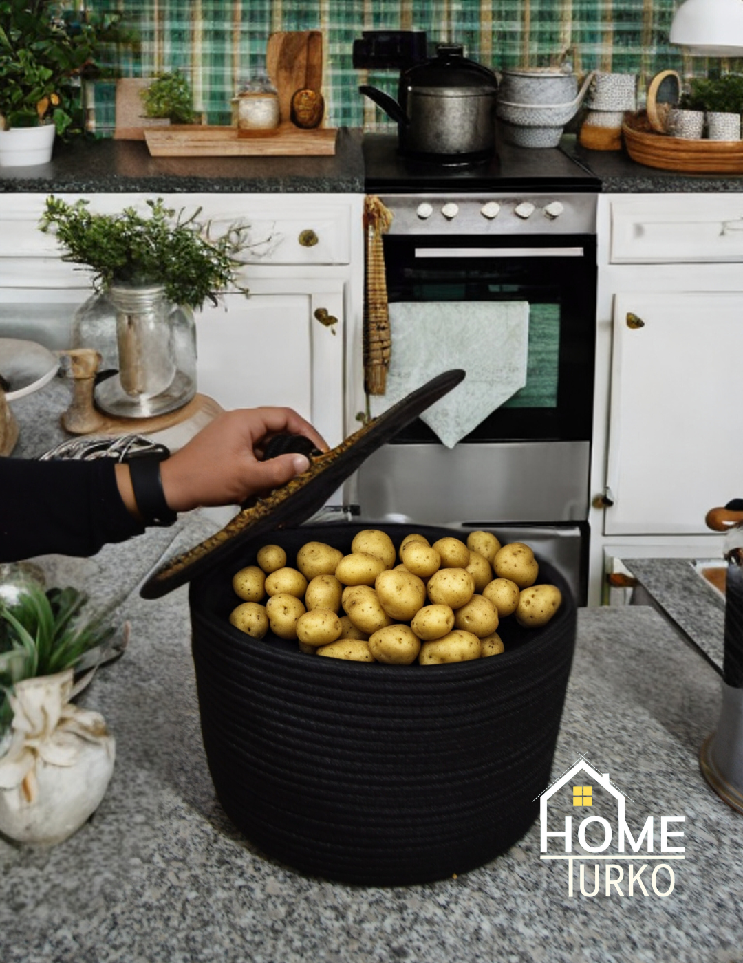 Bohemian Kitchen Basket