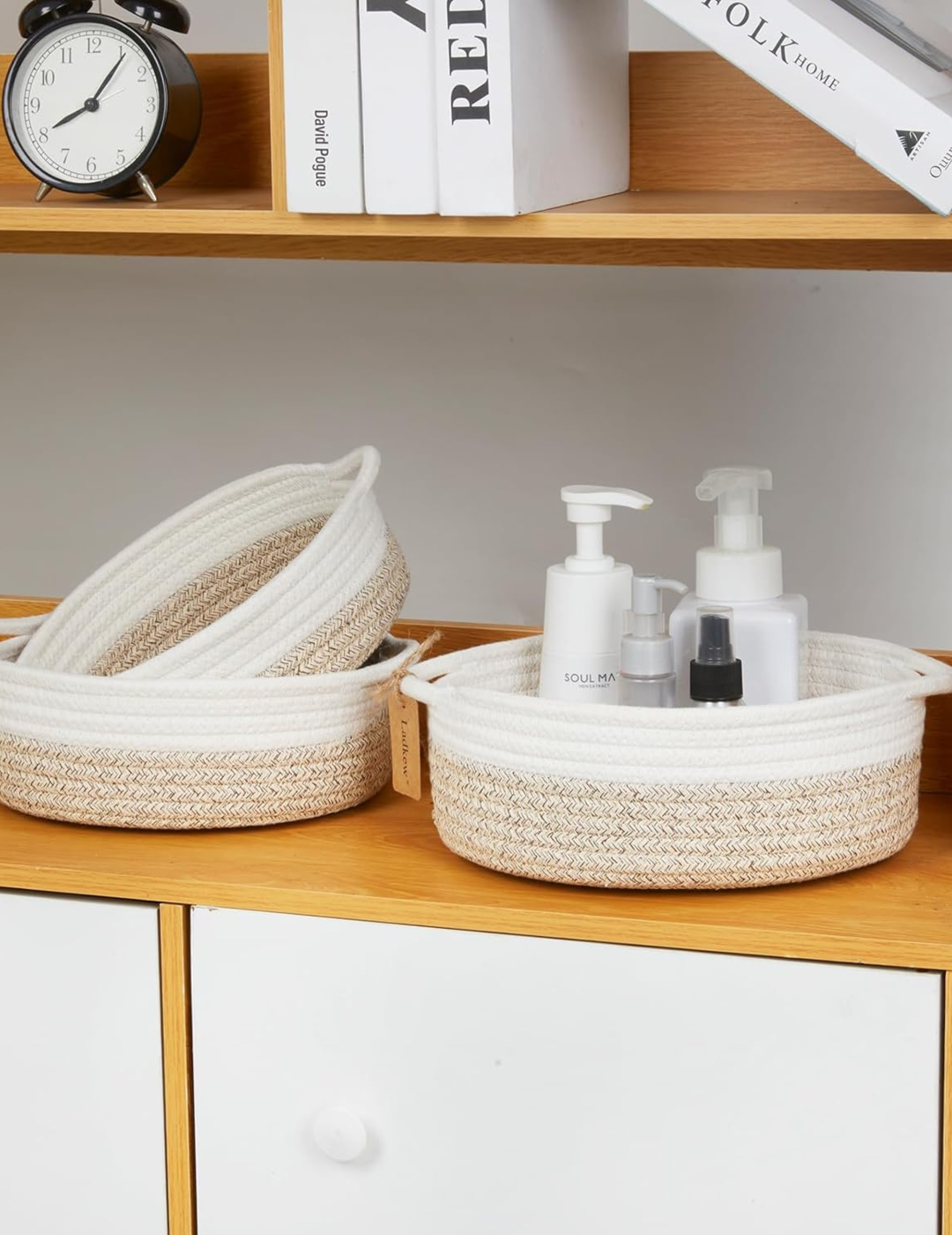 5-Piece Bohemian Organizer Basket Set