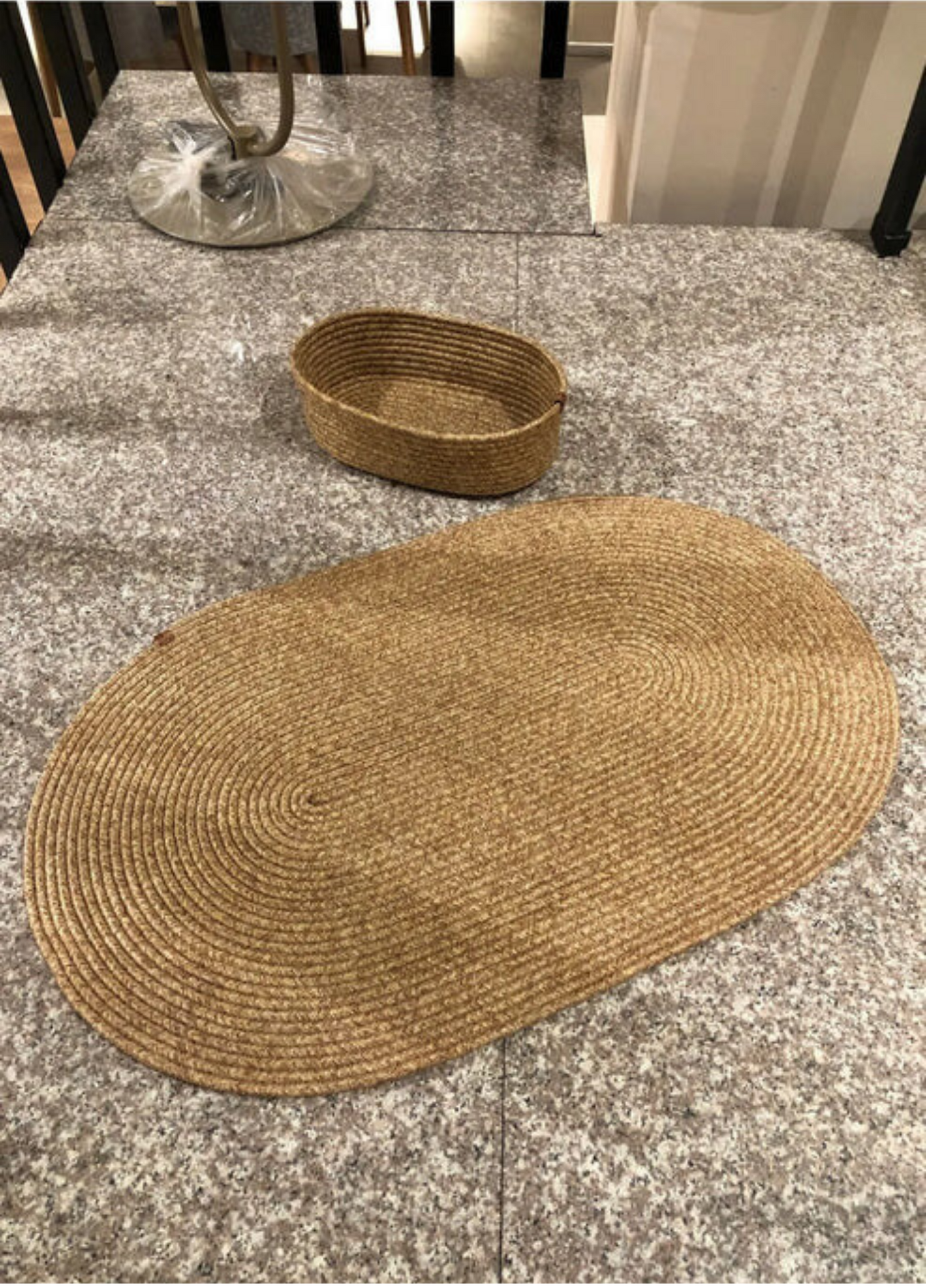 Bath Mat with Basket