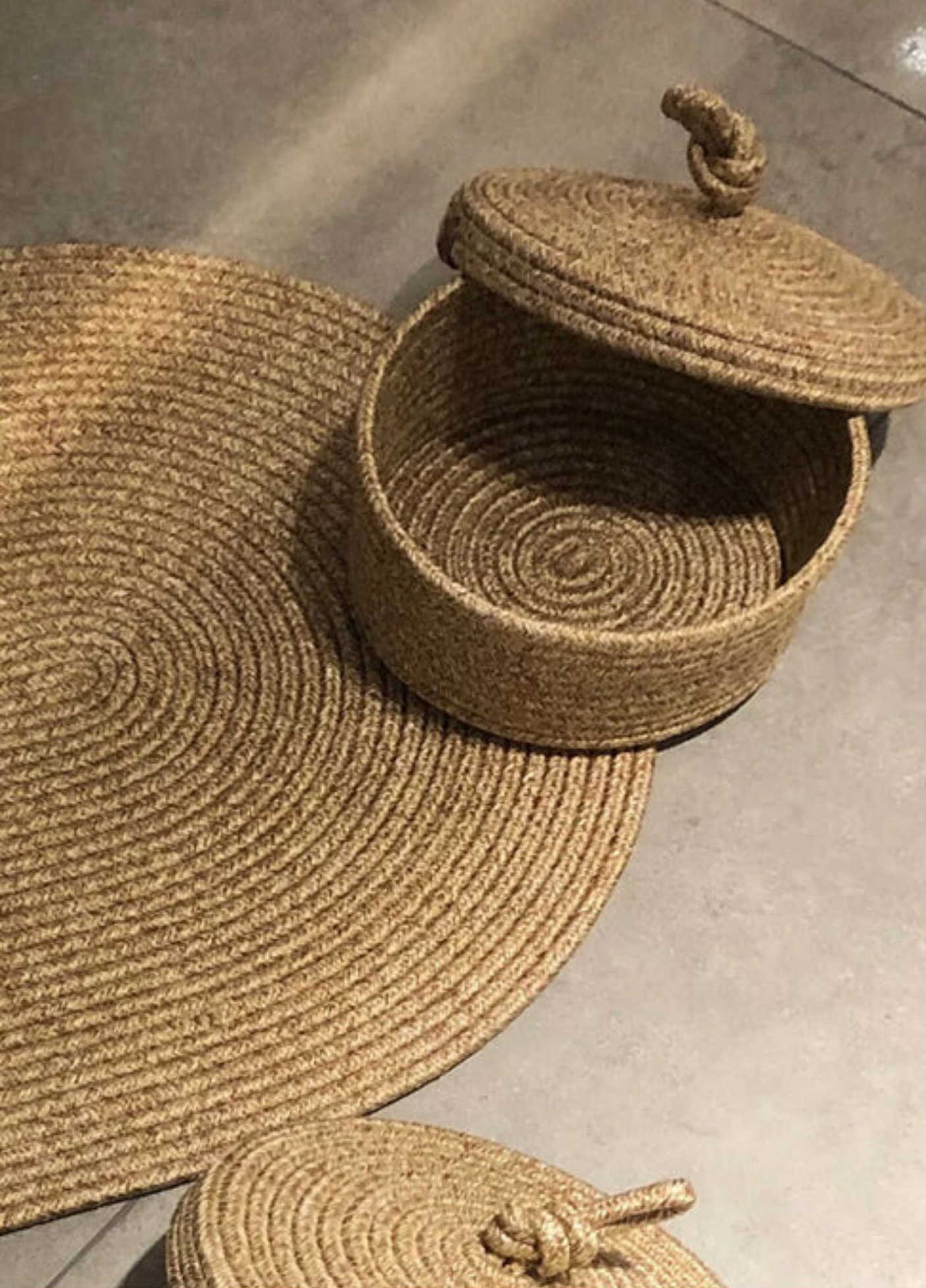 4-Piece Bohemian Bathroom Mat Set