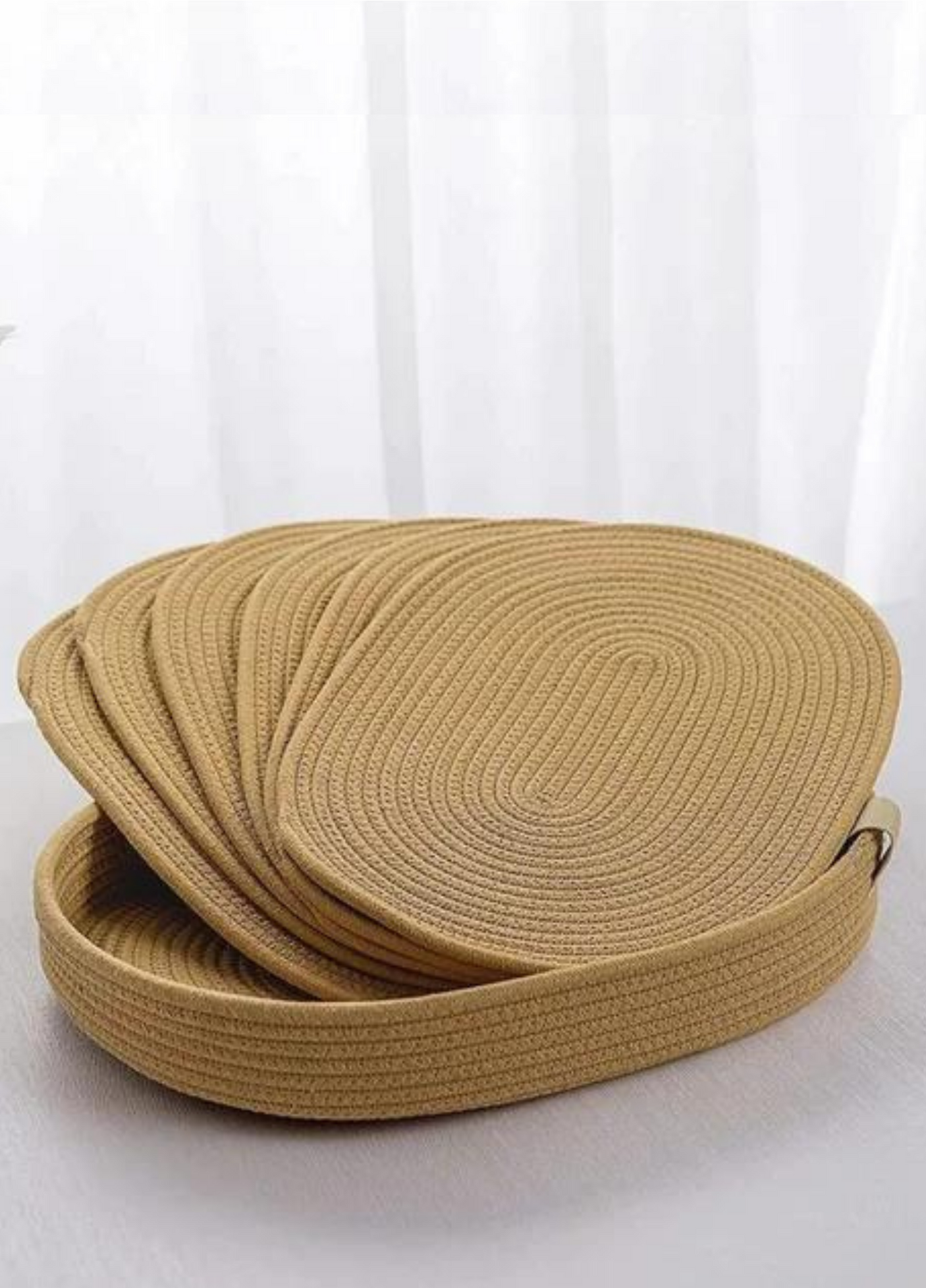 Jute Subpla Plate Coaster Set
