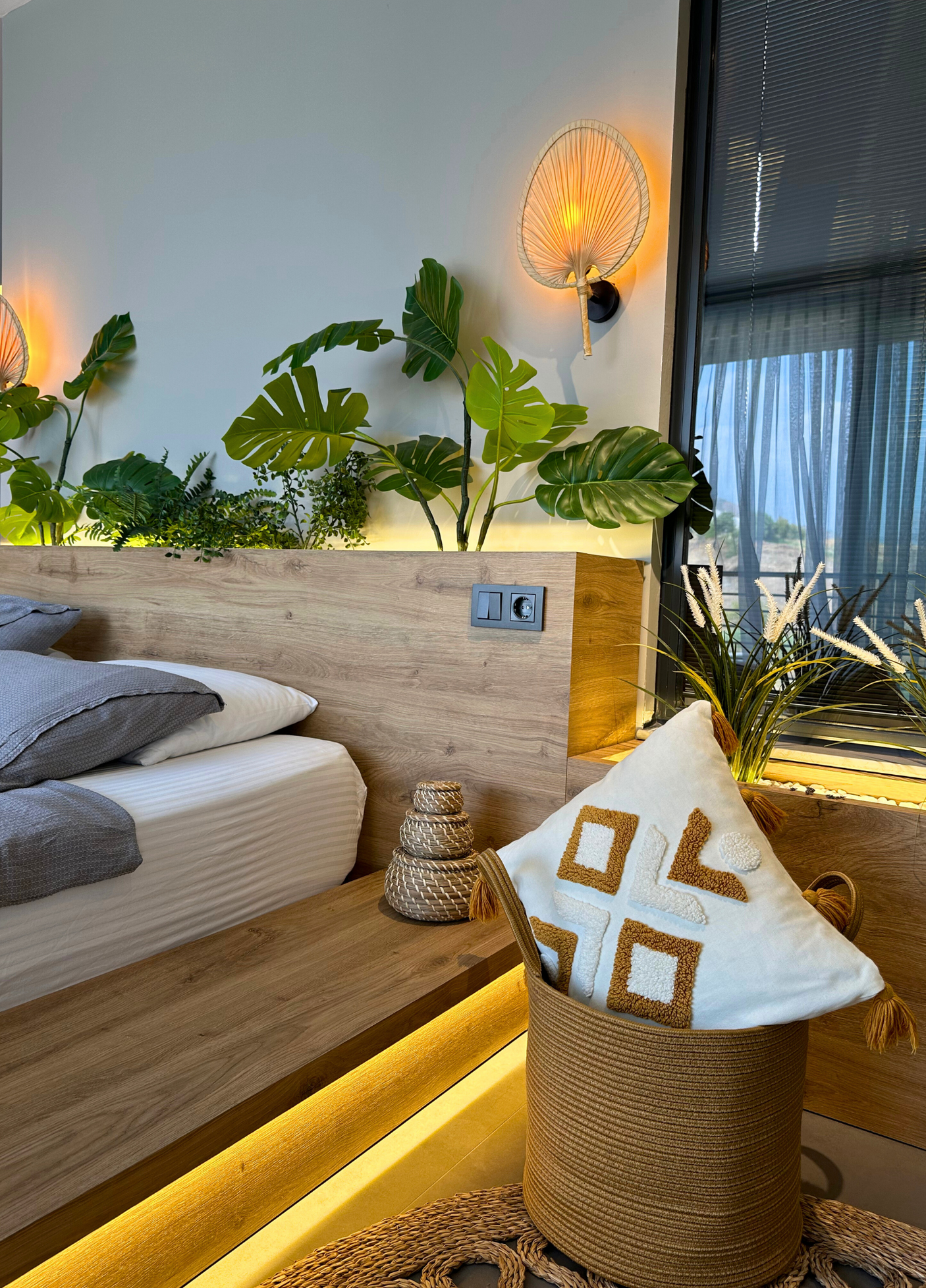 Bohem Çamaşır Sepeti Düzenleyici