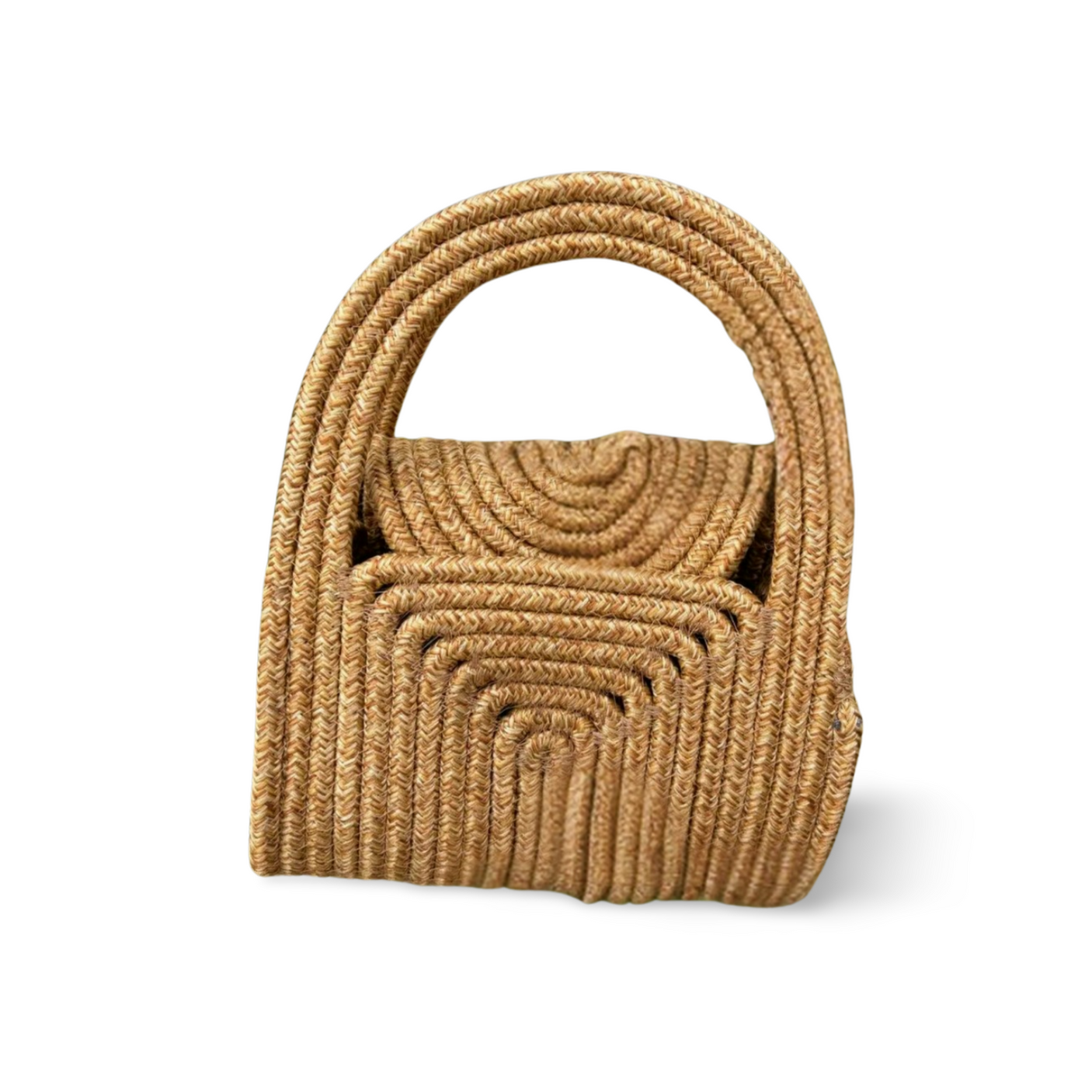 MINI JUTE CASUAL HANDBAGS PORTFOLIO