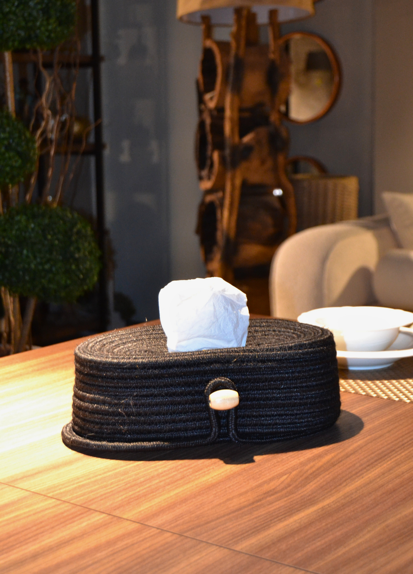 Oval Design Minimalist Napkin Holder