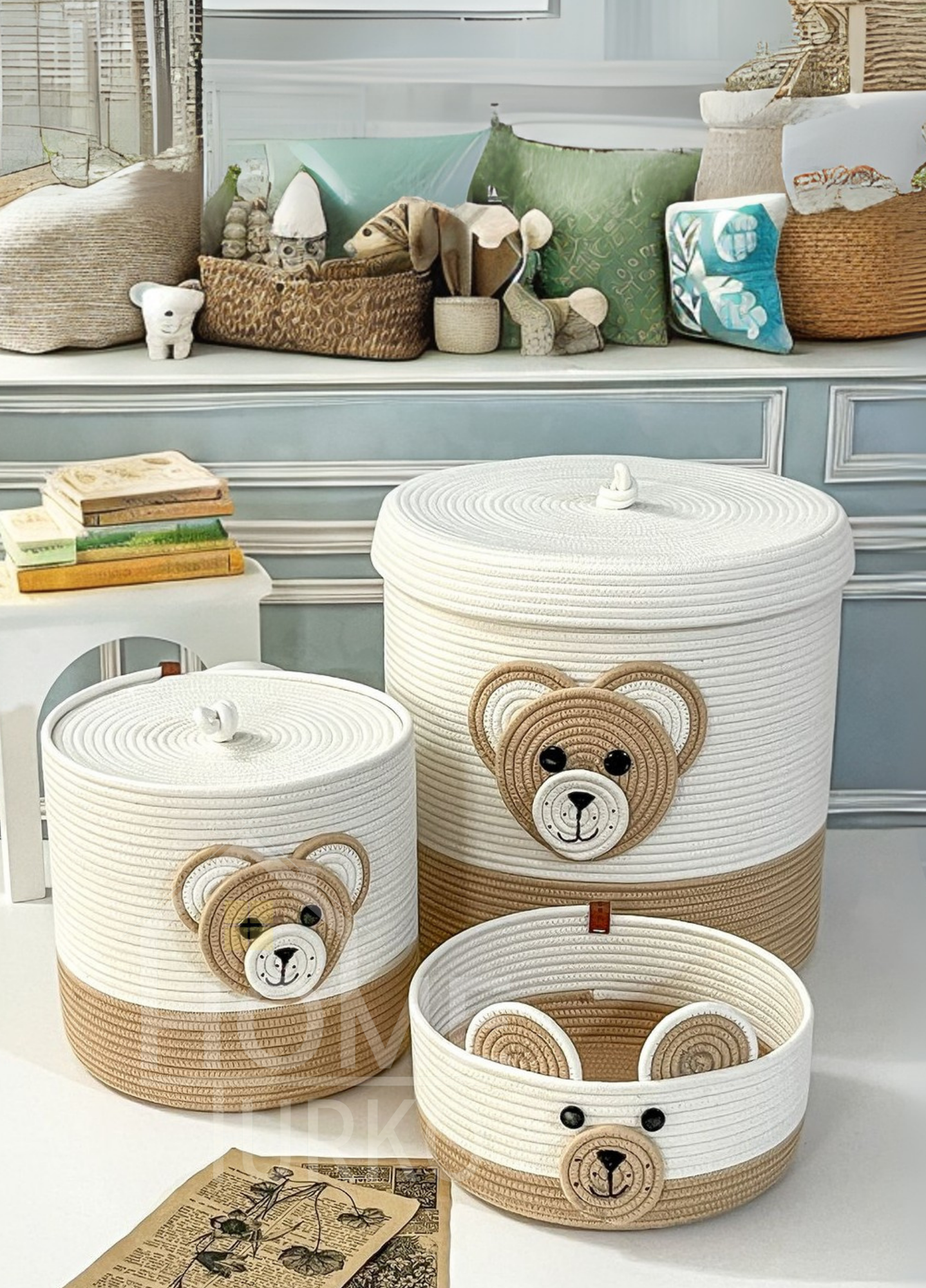 Konsept Çoçuk Odası Oyuncak Sepeti Seti