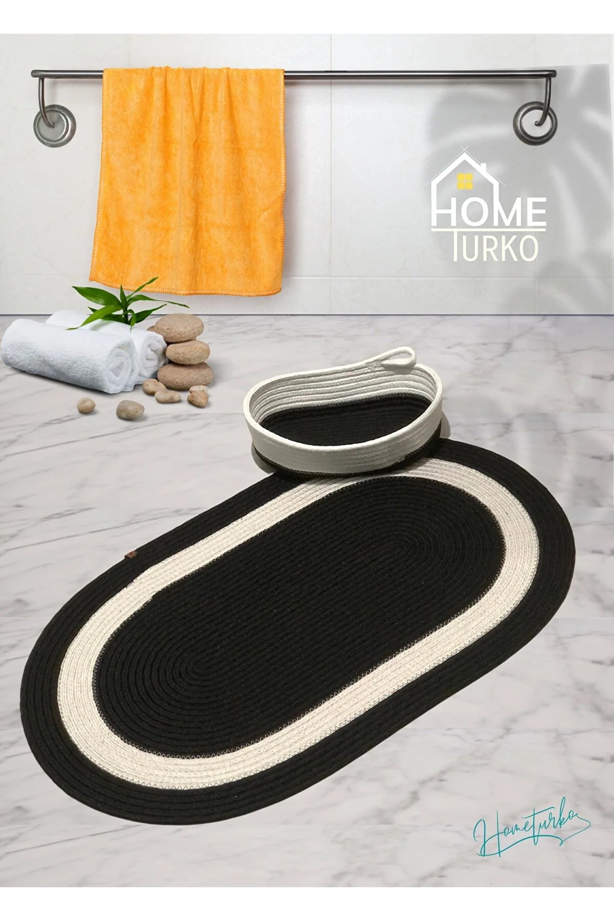 Bath Mat with Basket