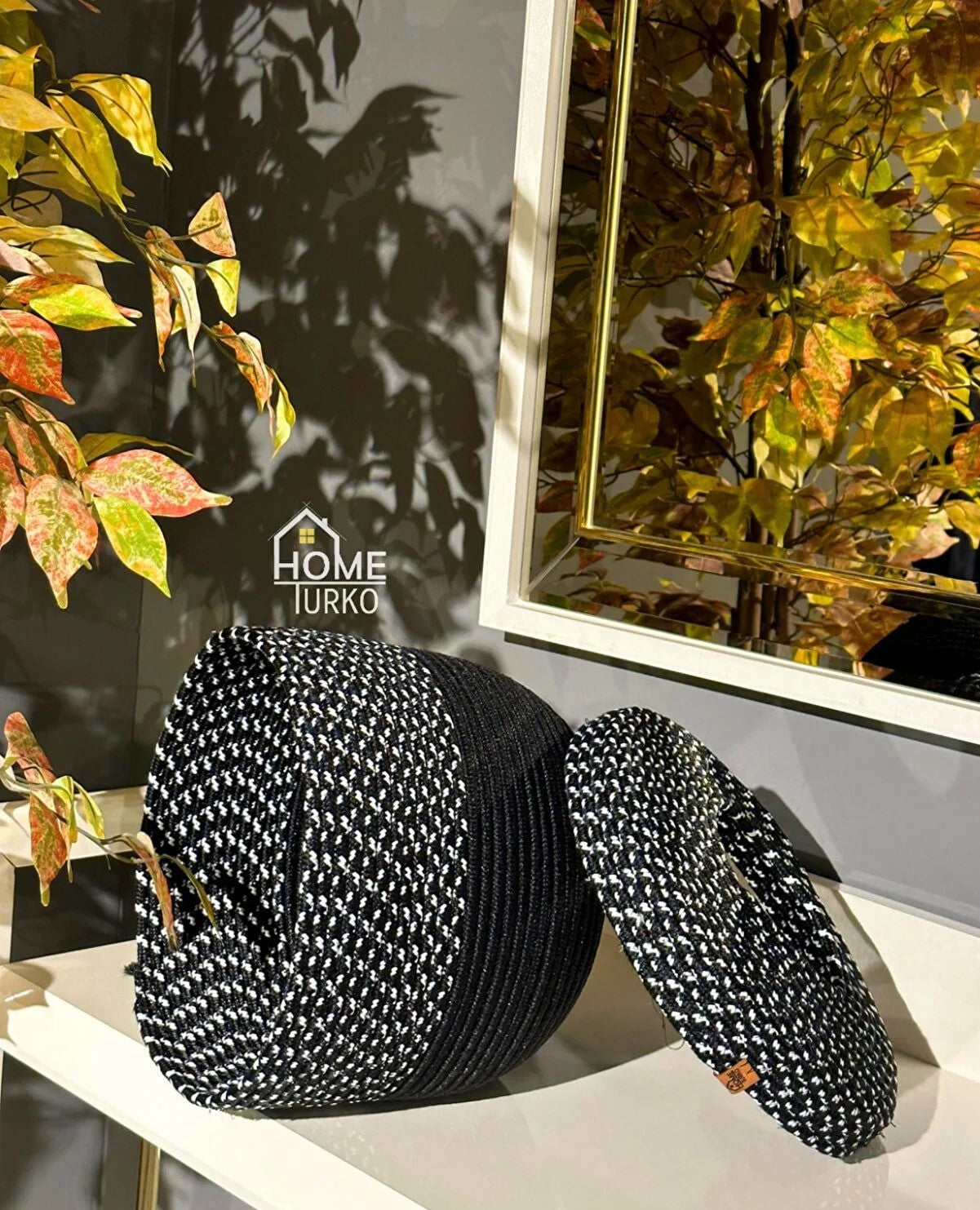 Bohem Çöp Sepeti Düzenleyici Sepet