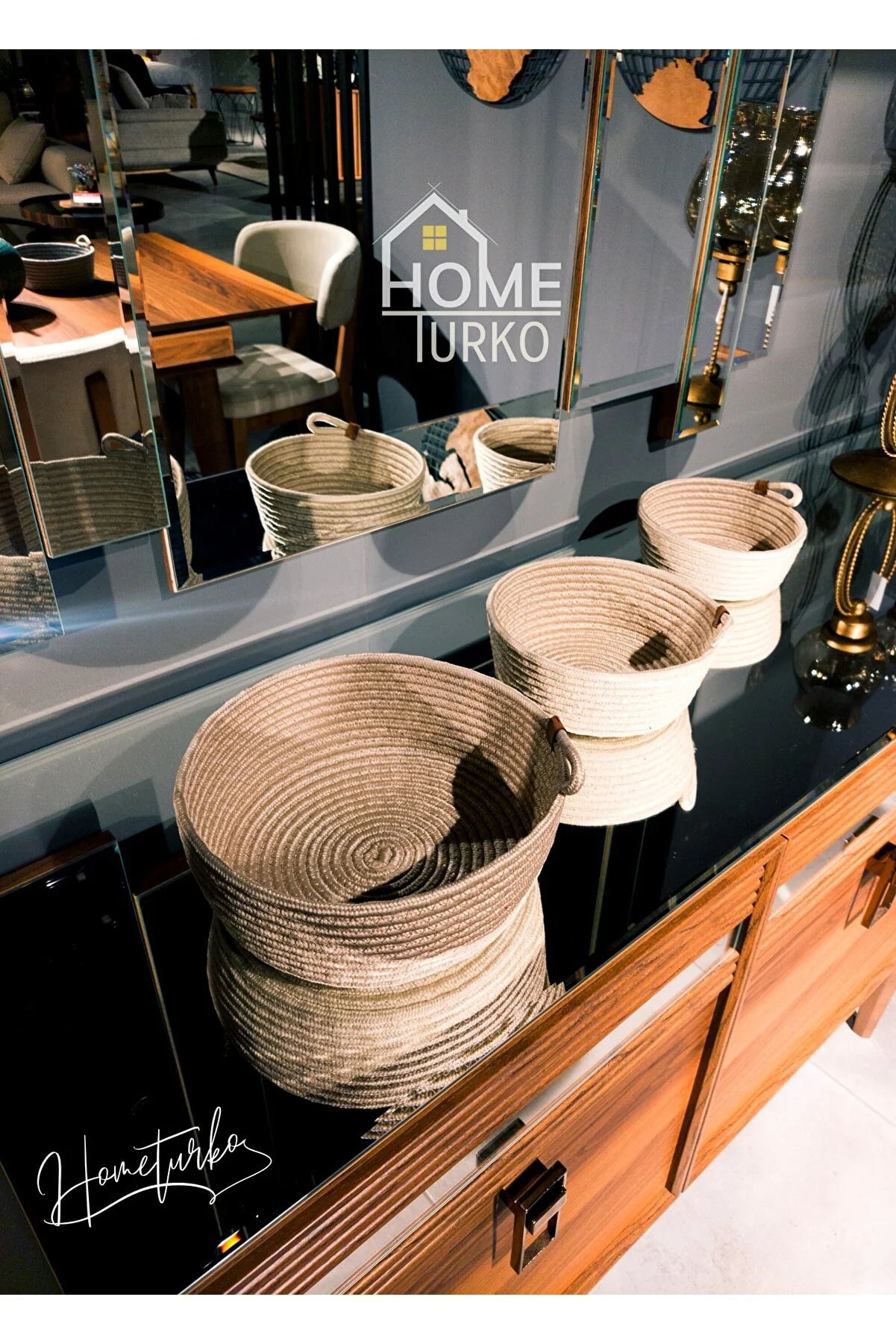 Triple Basket Set Organizer