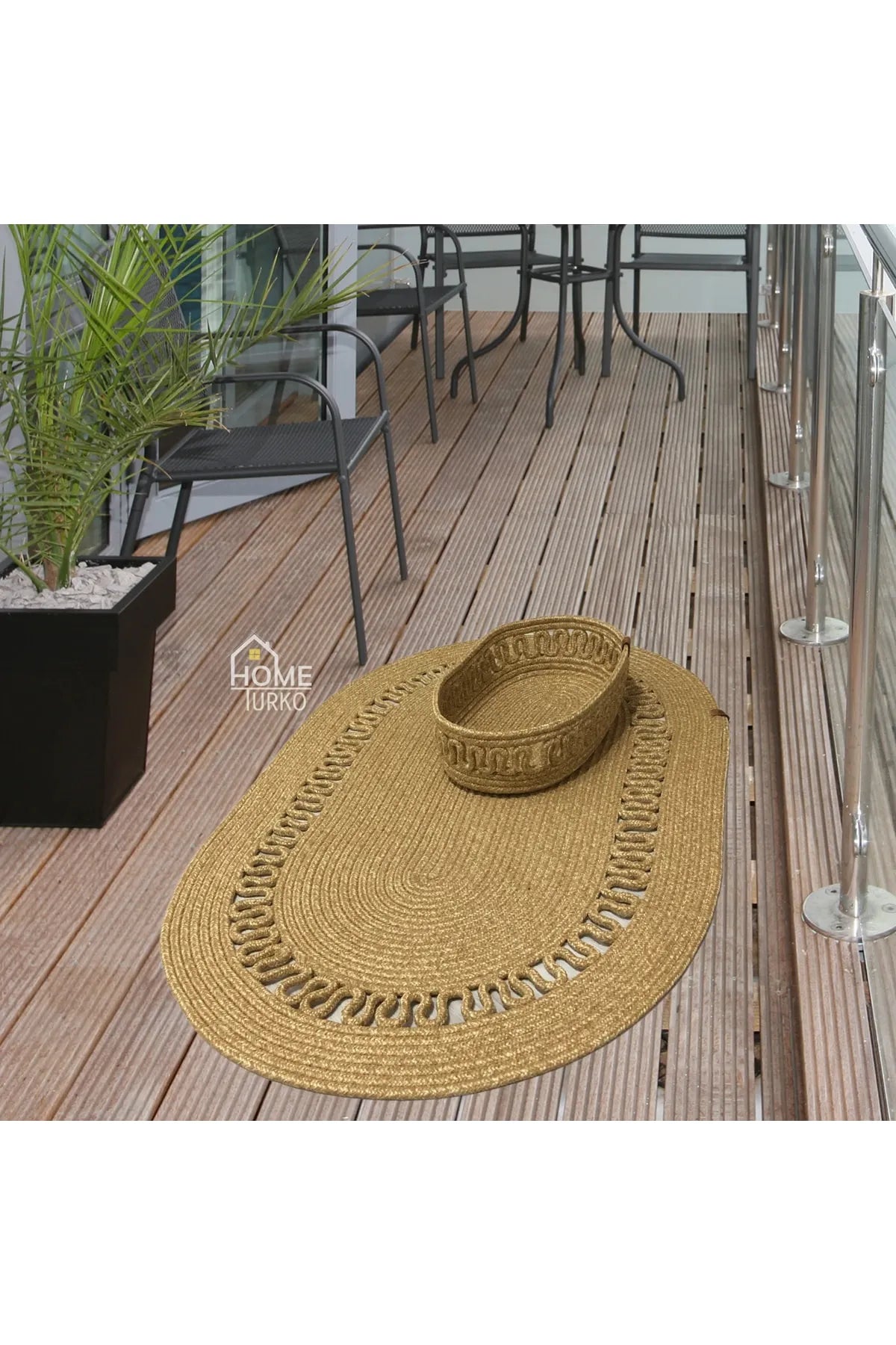 Bath Mat with Basket