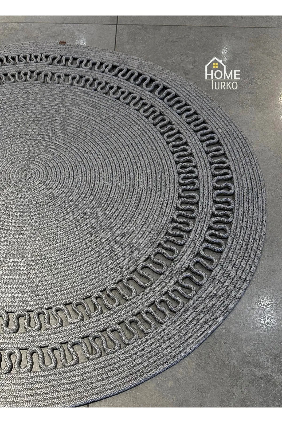 Jute Bohemian Carpet & Rug & Mat