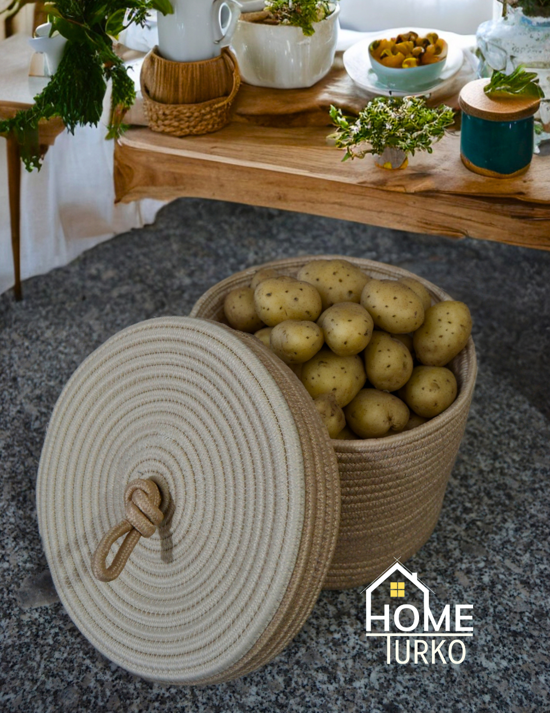 Bohemian Kitchen Basket