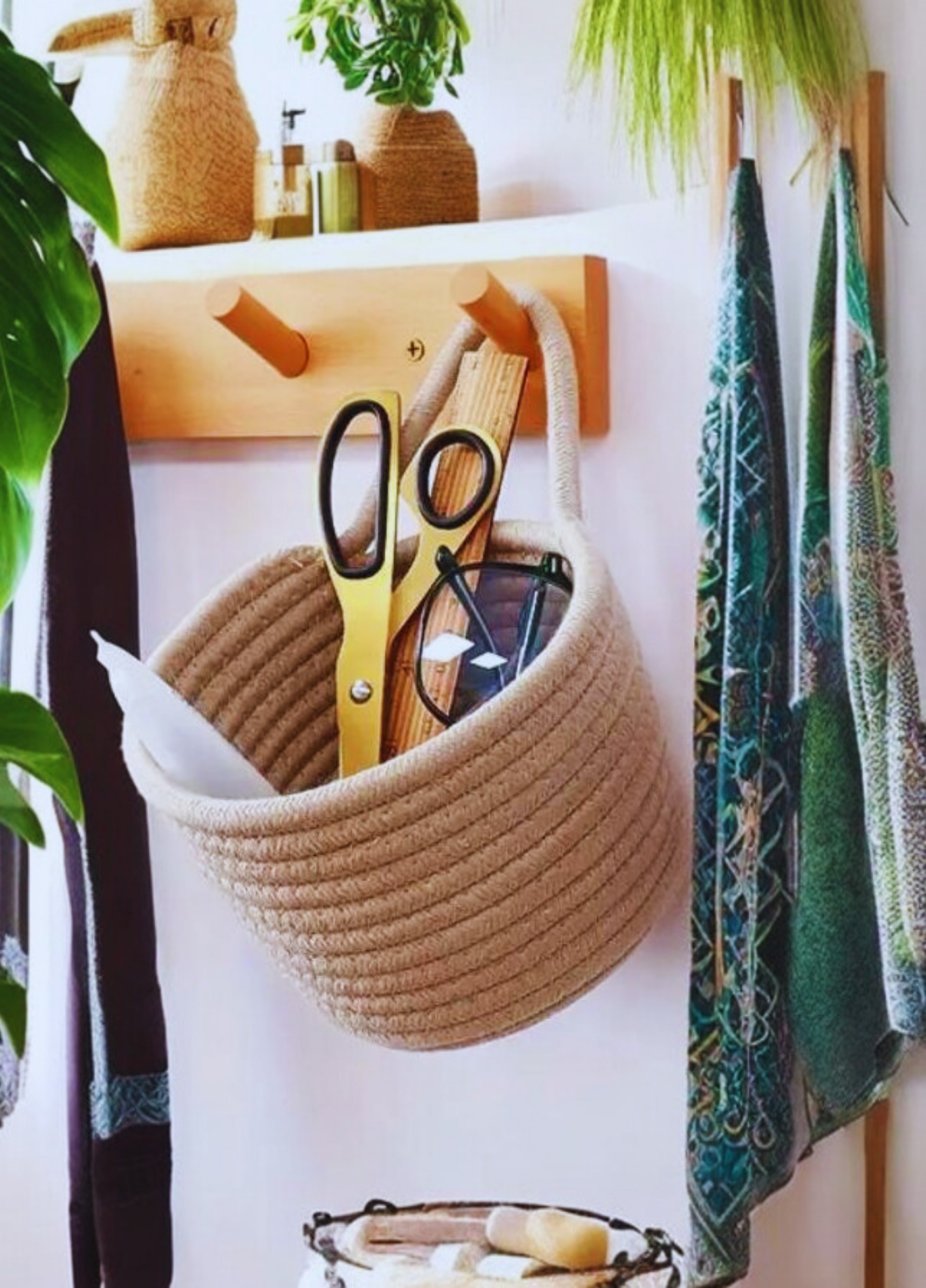 Askılı Bohem Sepet Düzenleyici