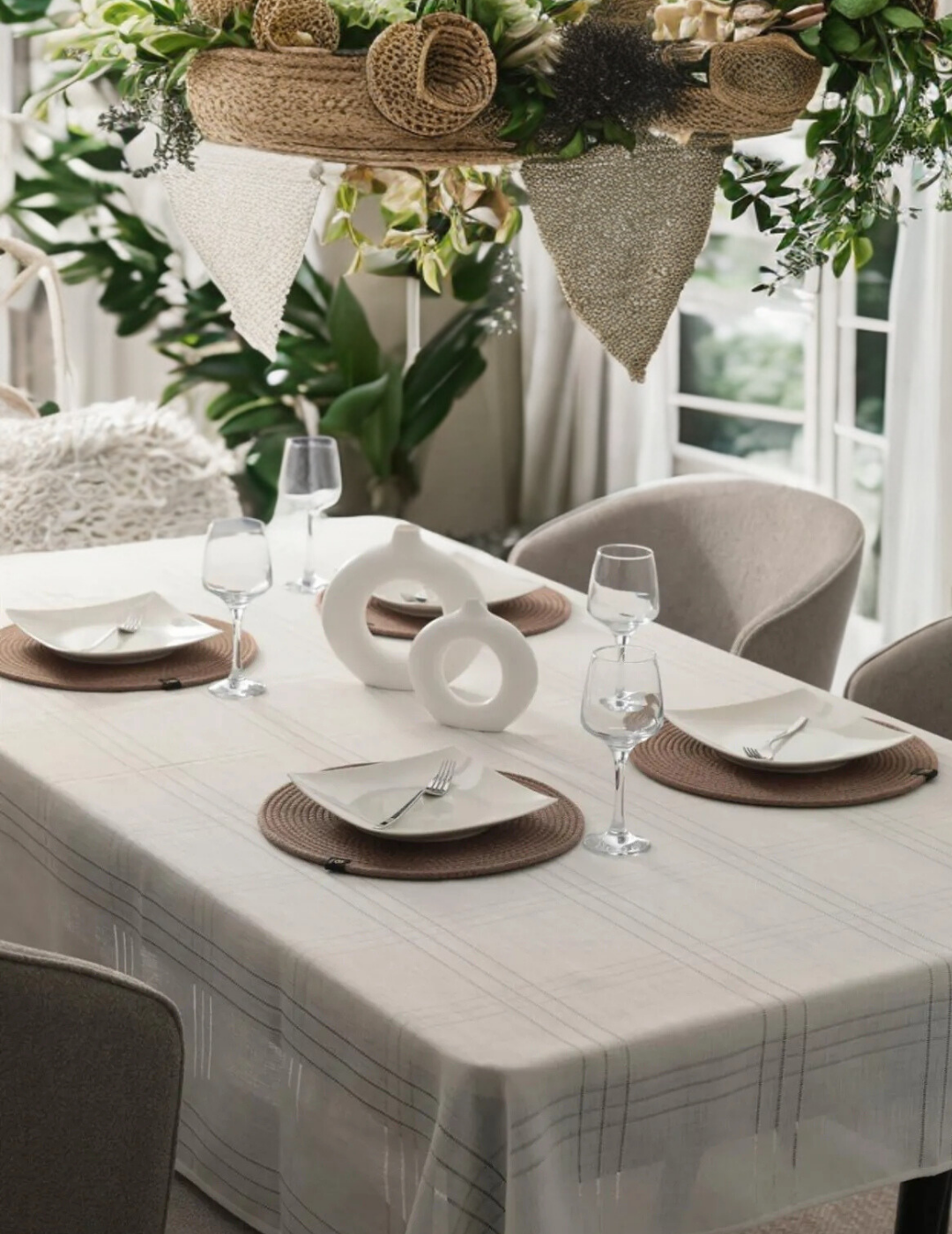 4'lü Set Bohem Tabak Altlığı Supla