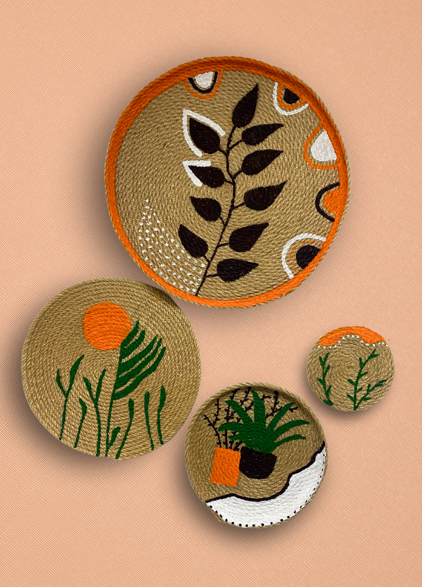 Dörtlü Bohem Duvar Süsü