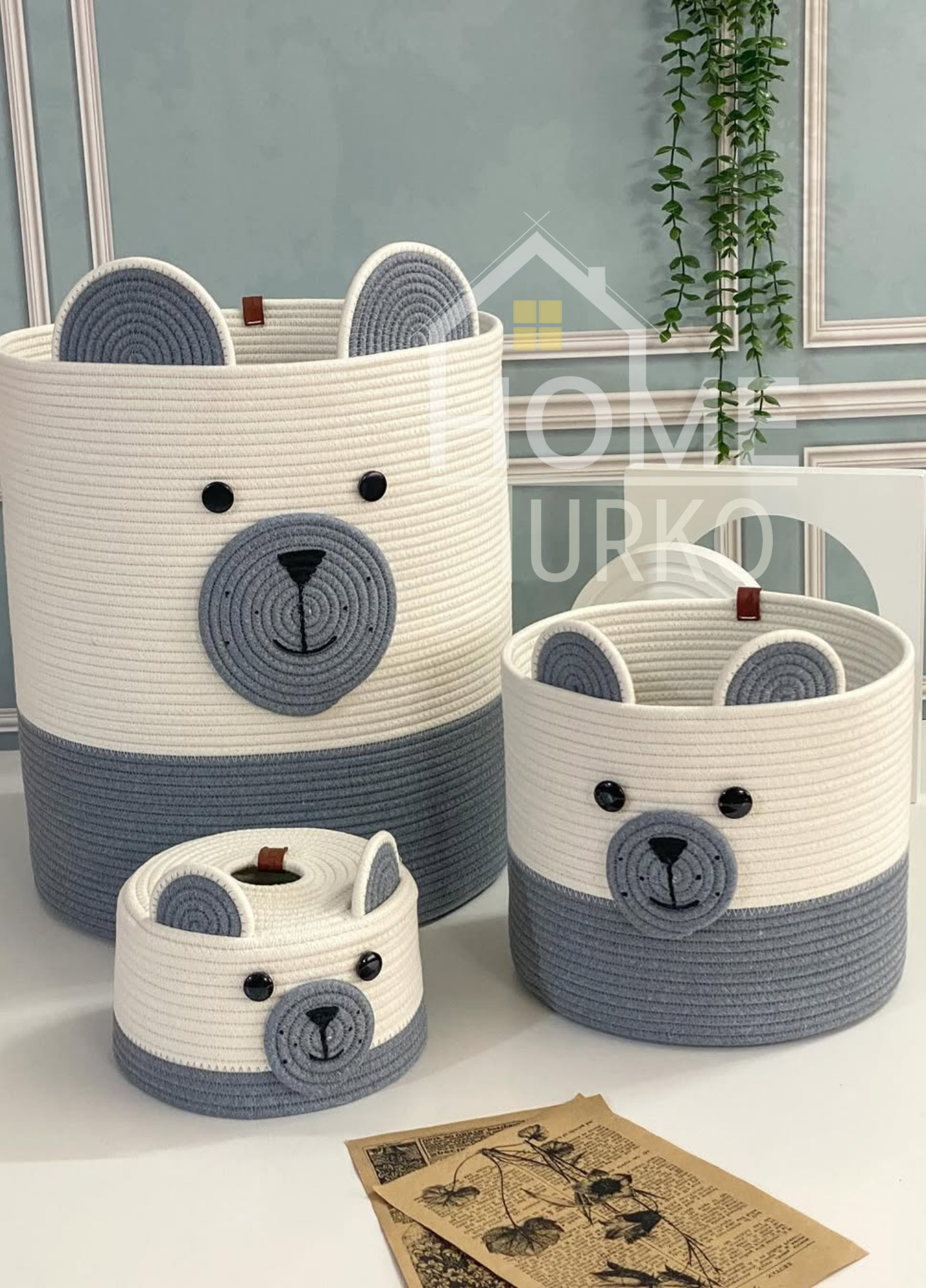 Konsept Çoçuk Odası Oyuncak Sepeti Seti