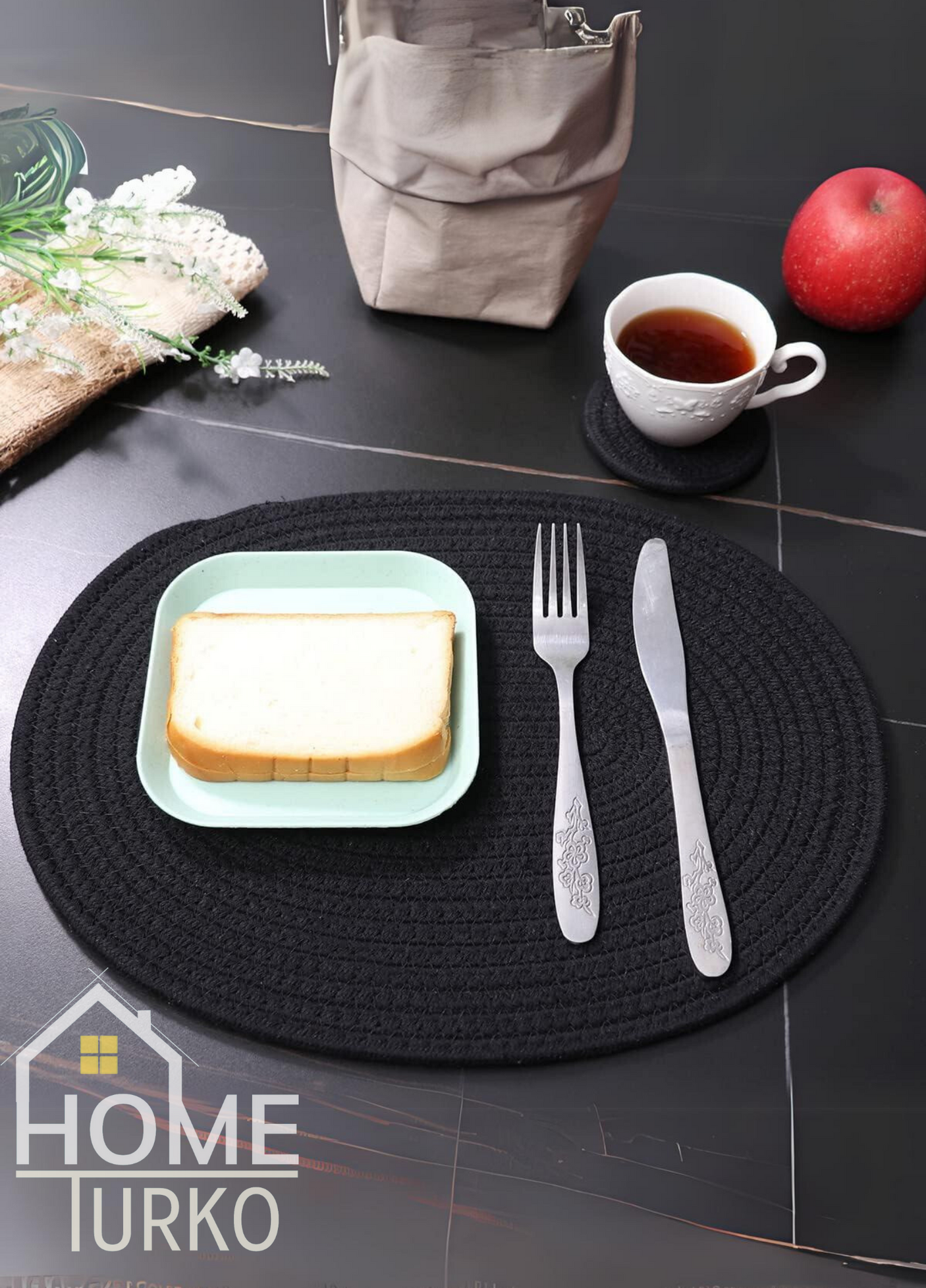 Jute Subpla Plate Coaster Set
