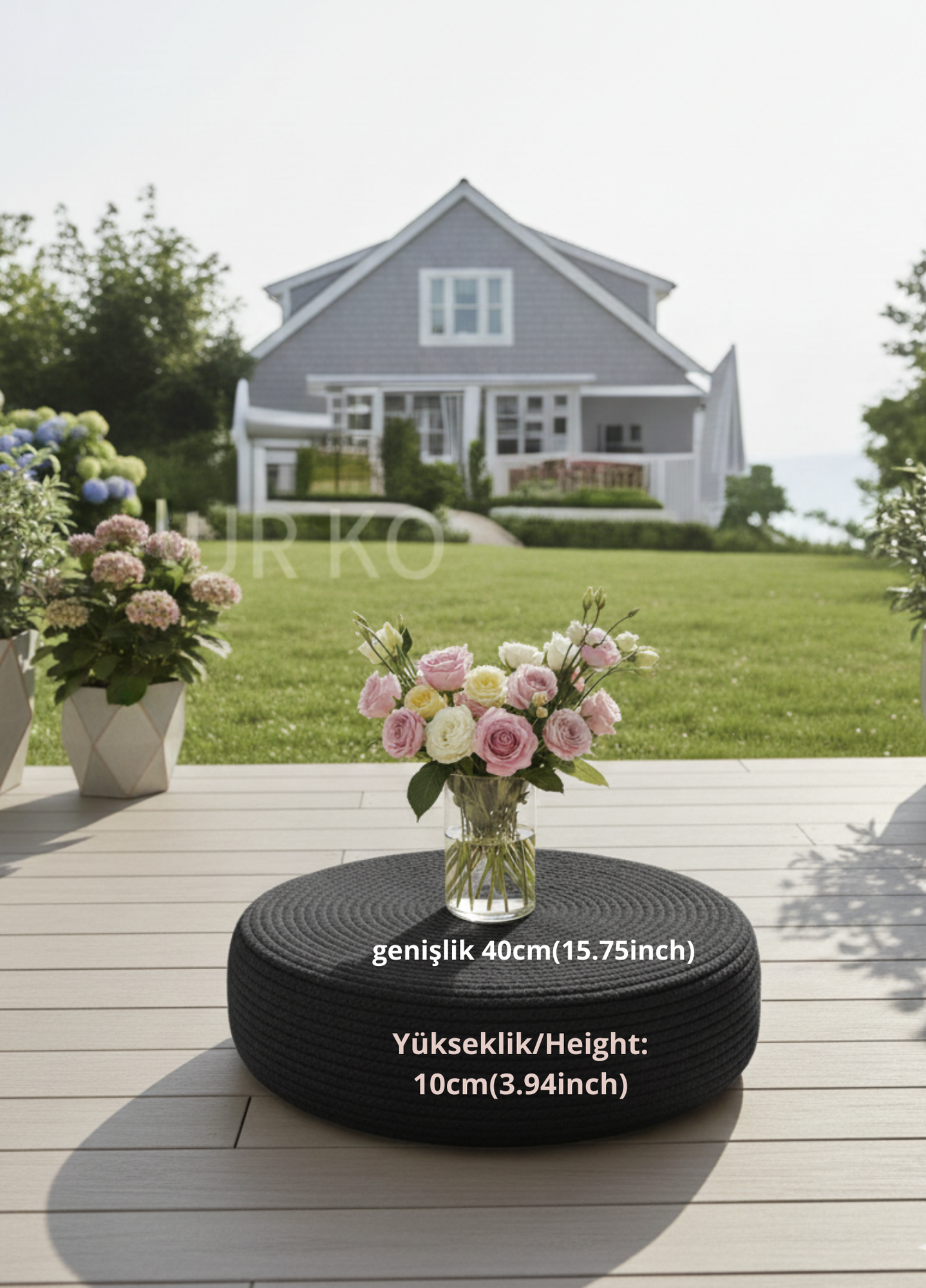 SOFA Minder Jüt Meditasyon Yastığı