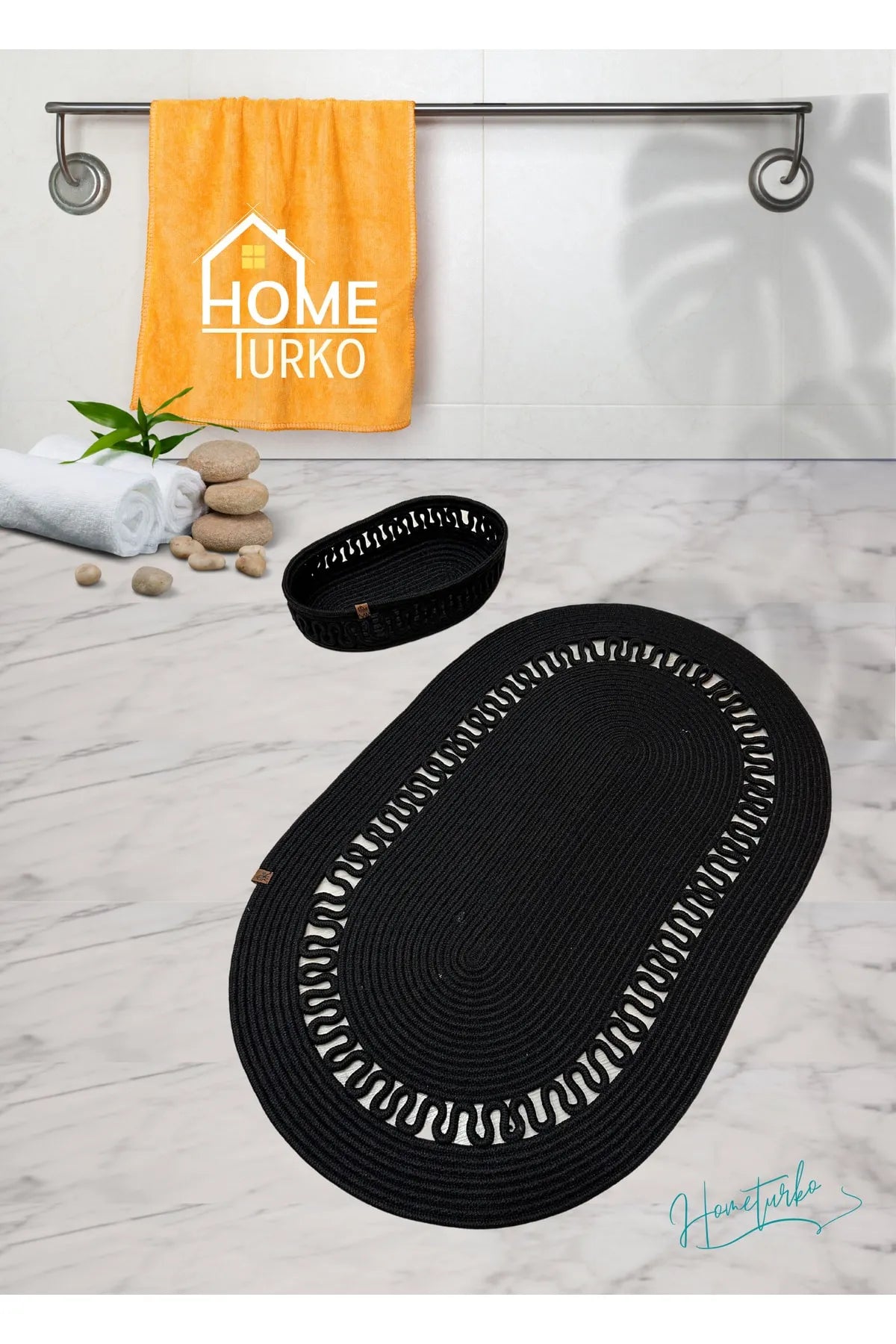 Bath Mat with Basket