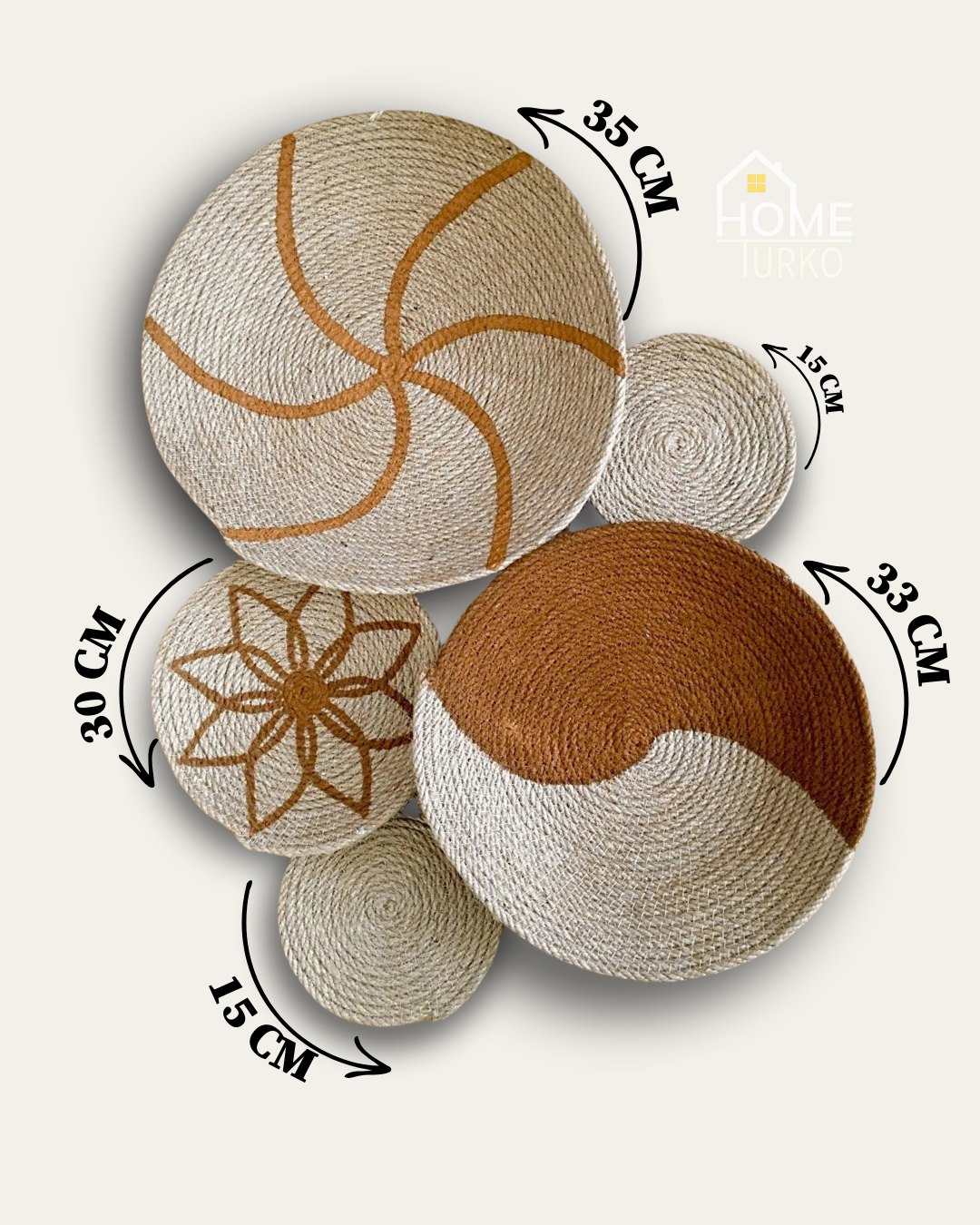 Beşli Bohem Duvar Süsü