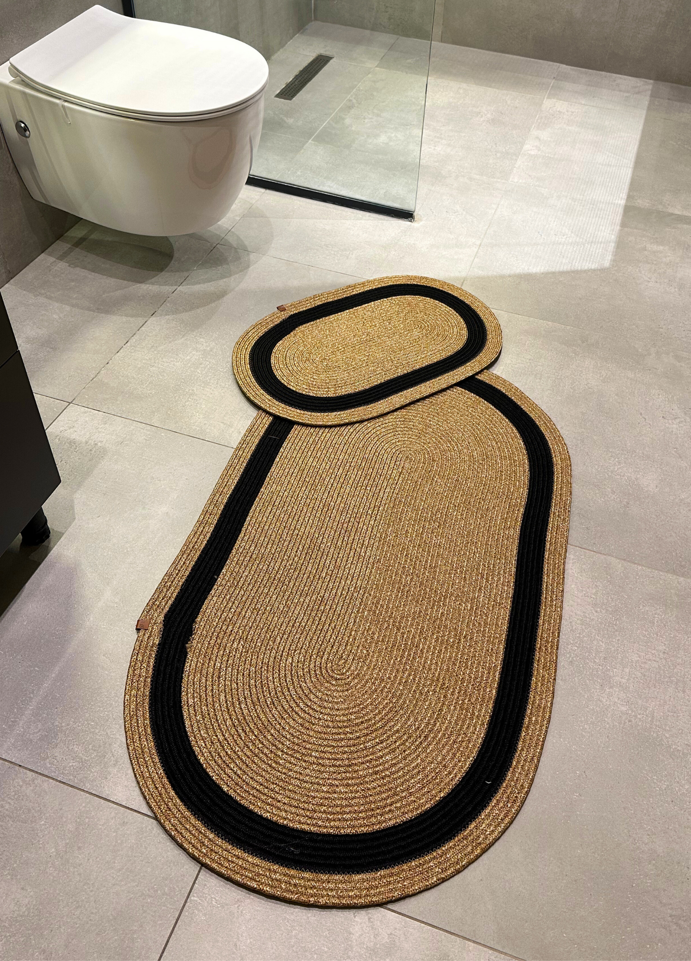 2-Piece Bathroom Mat Set