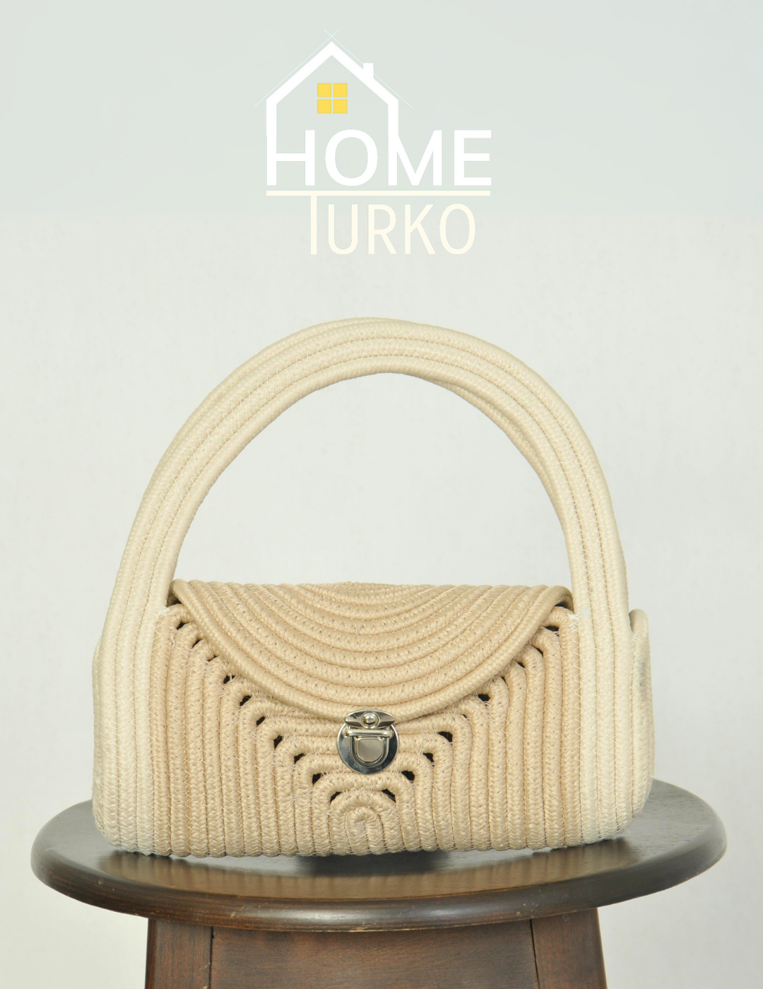 Mini Jute Wicker Clutch
