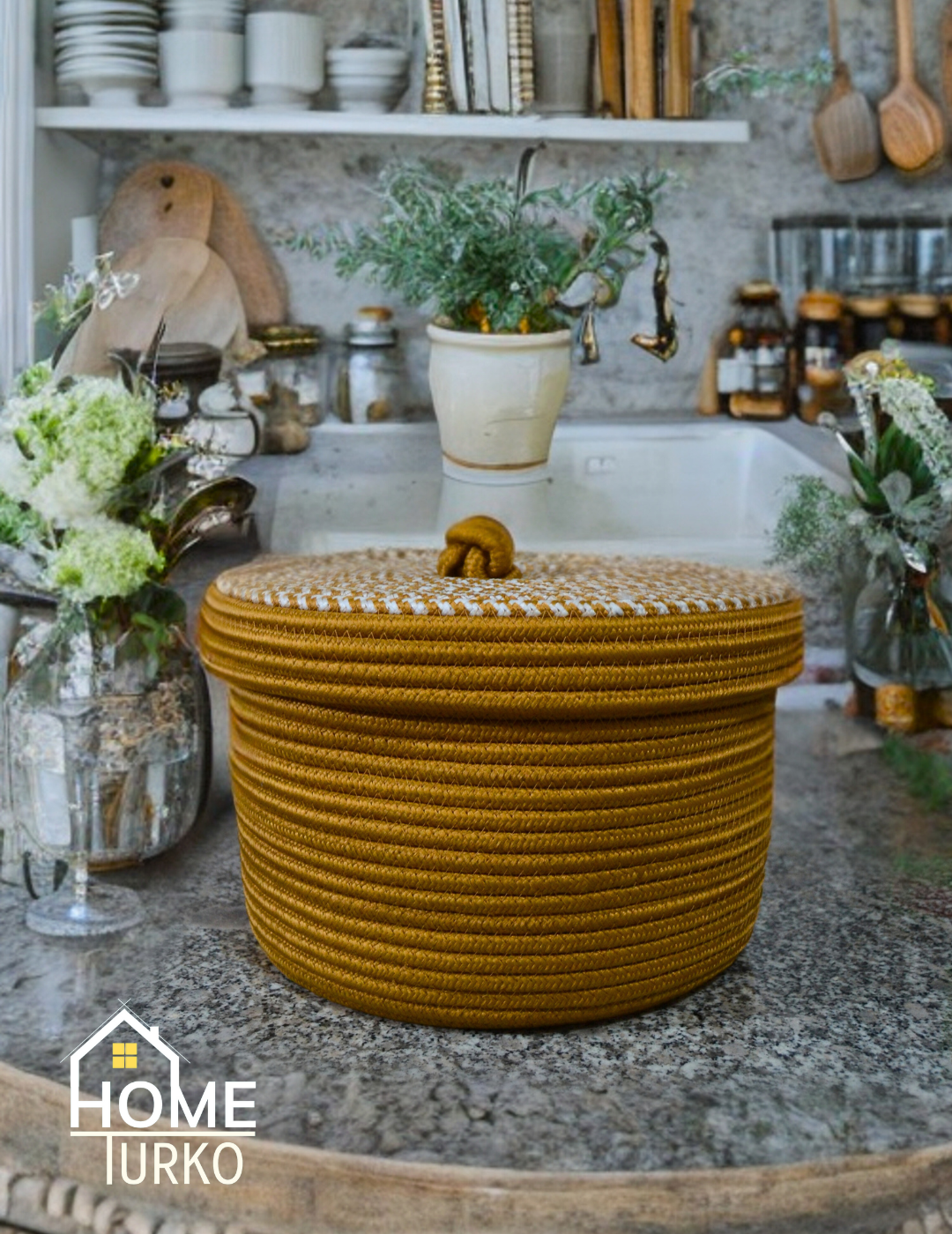 Bohemian Kitchen Basket