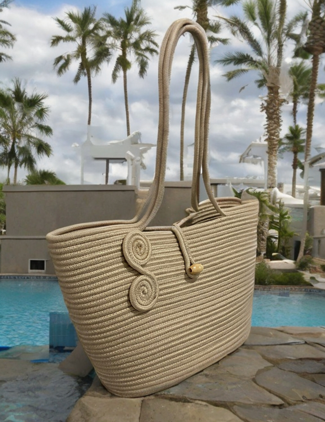 JUTE BEACH BAG