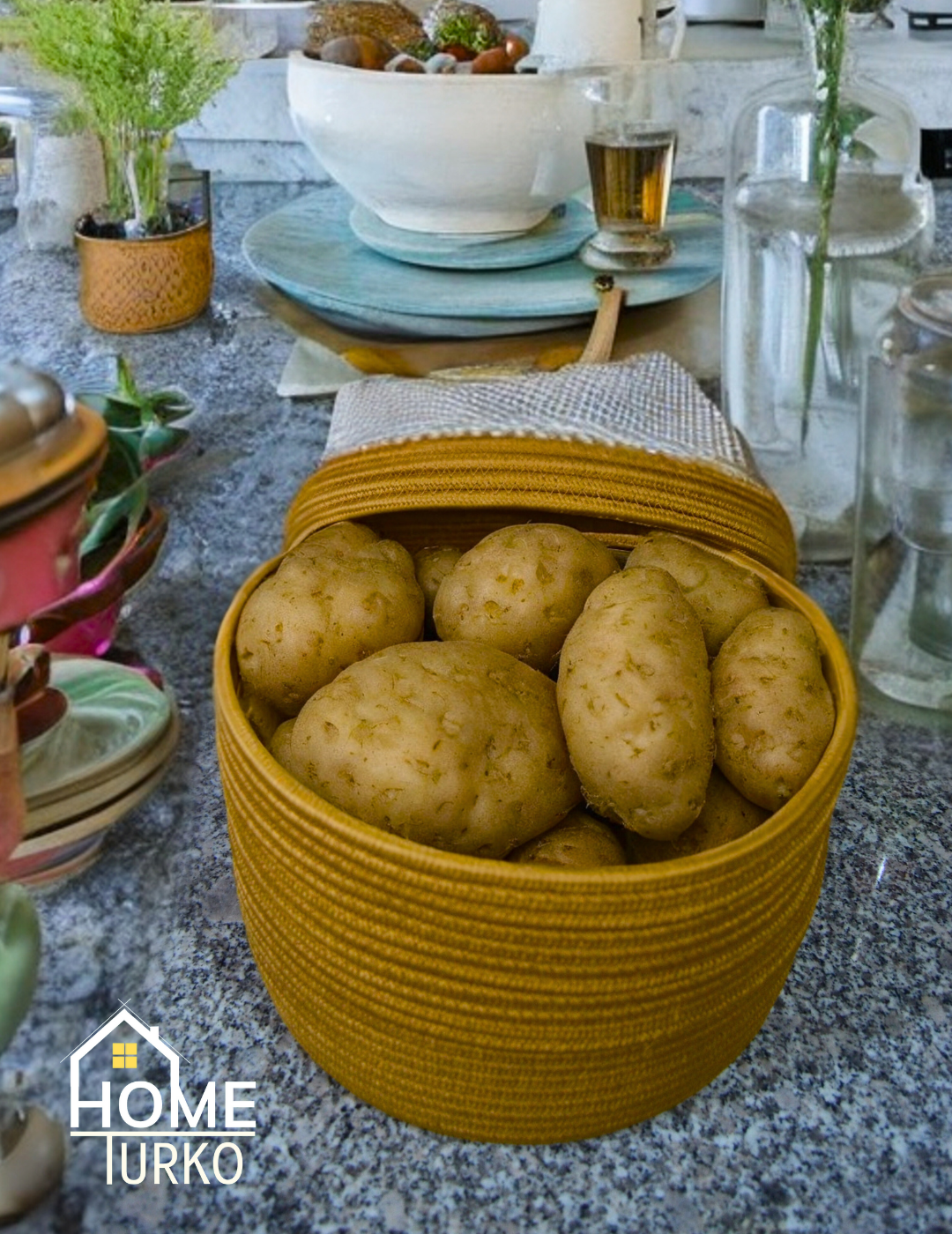 Bohemian Kitchen Basket