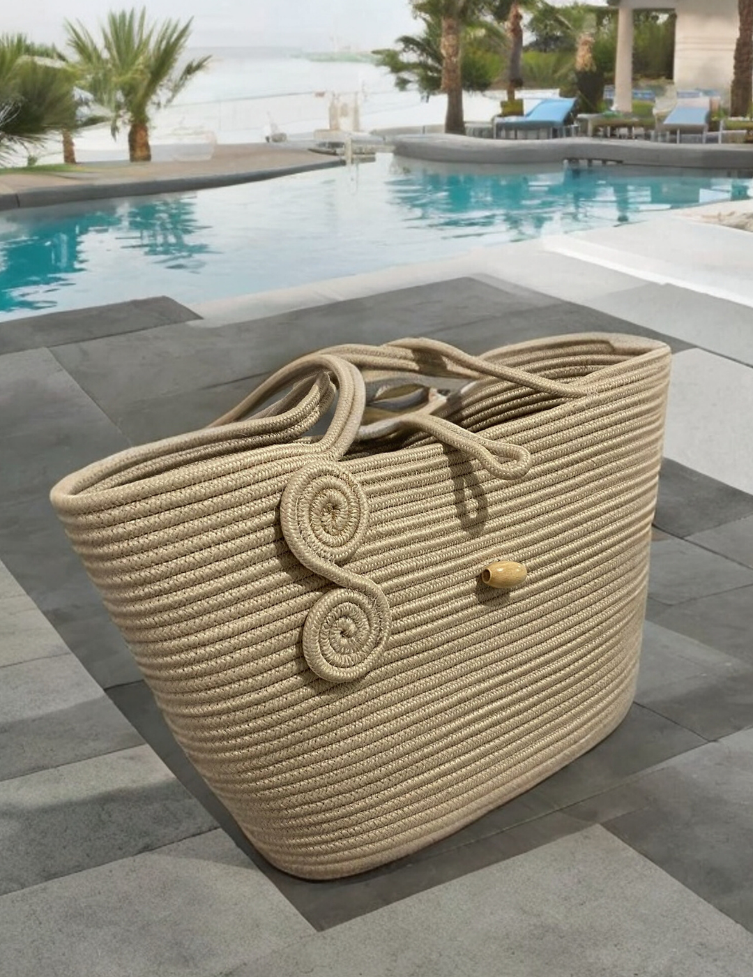 JUTE BEACH BAG