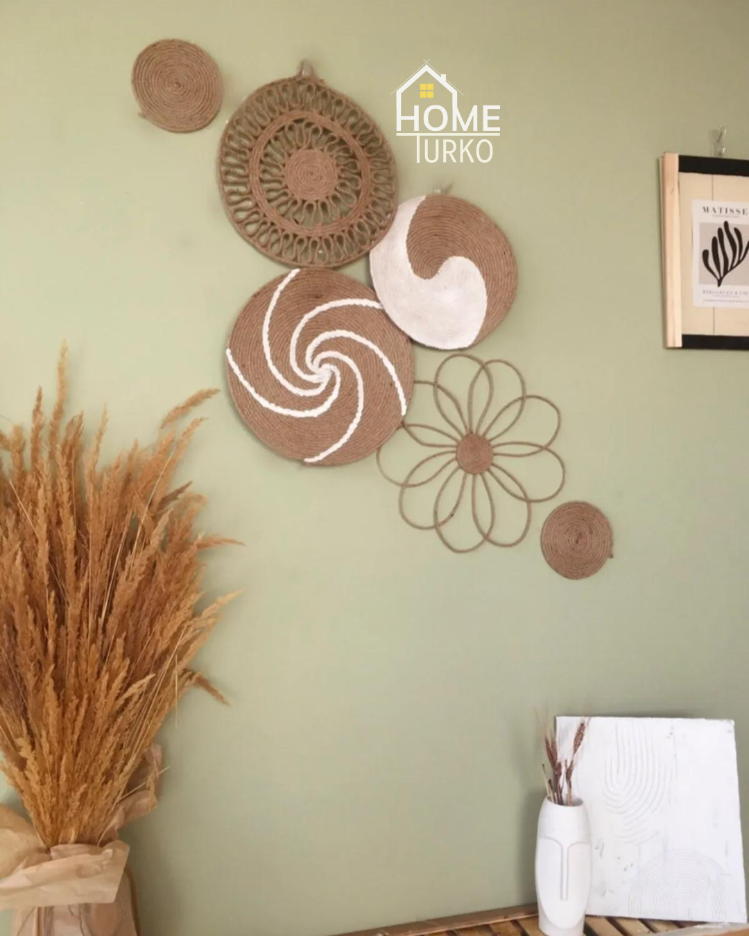 Six Bohemian Wall Decorations
