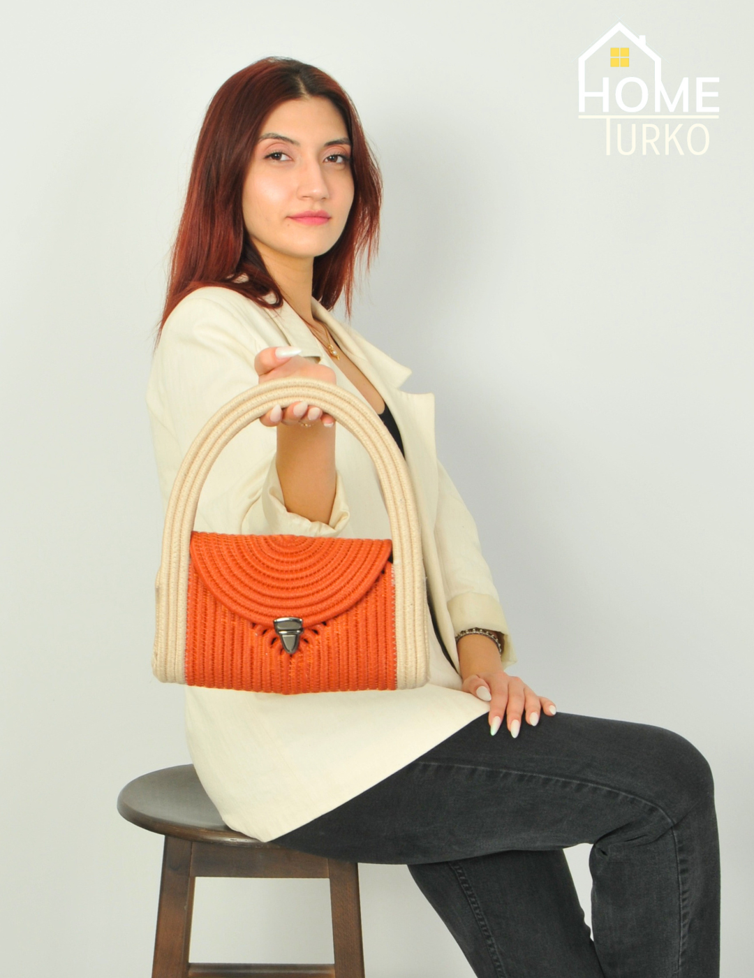 Mini Jute Wicker Clutch