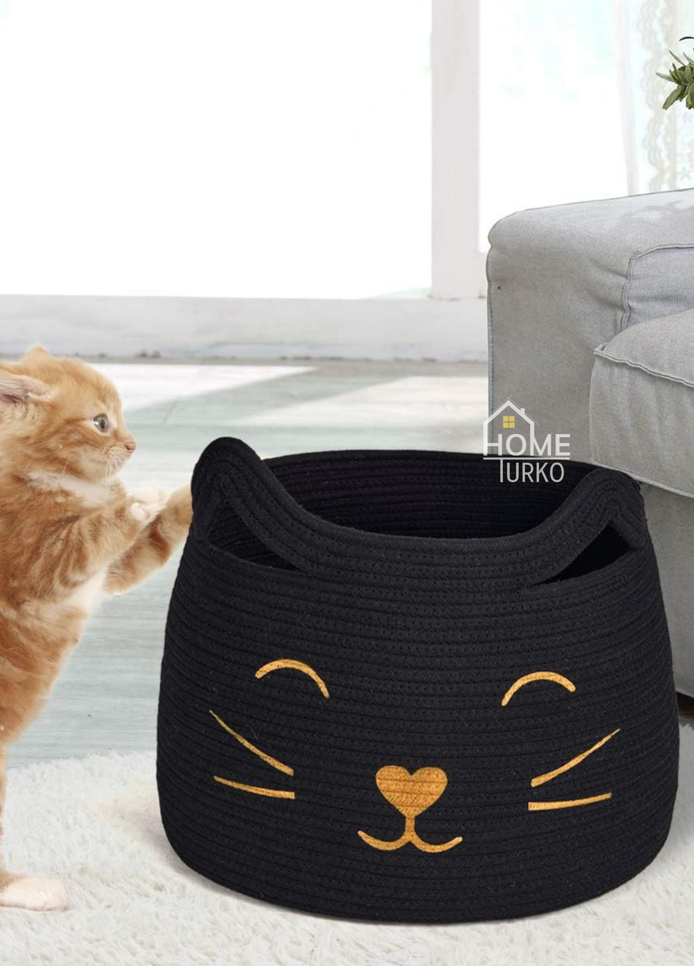 Bohemian Children's Room Toy Basket