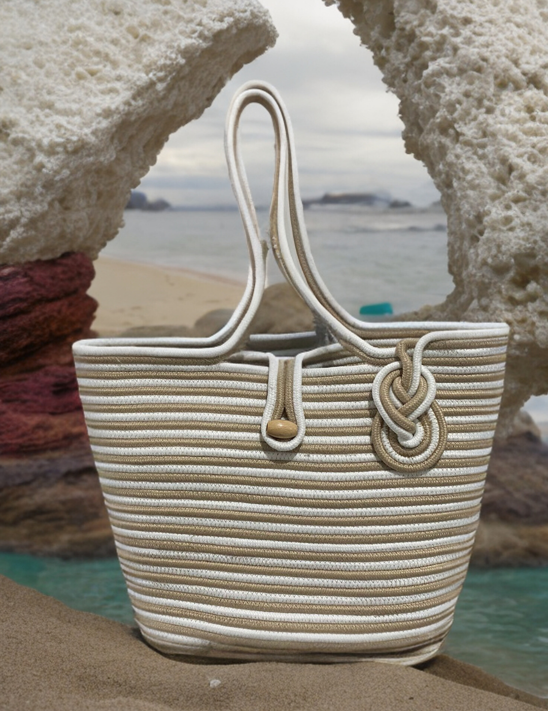 JUTE BEACH BAG