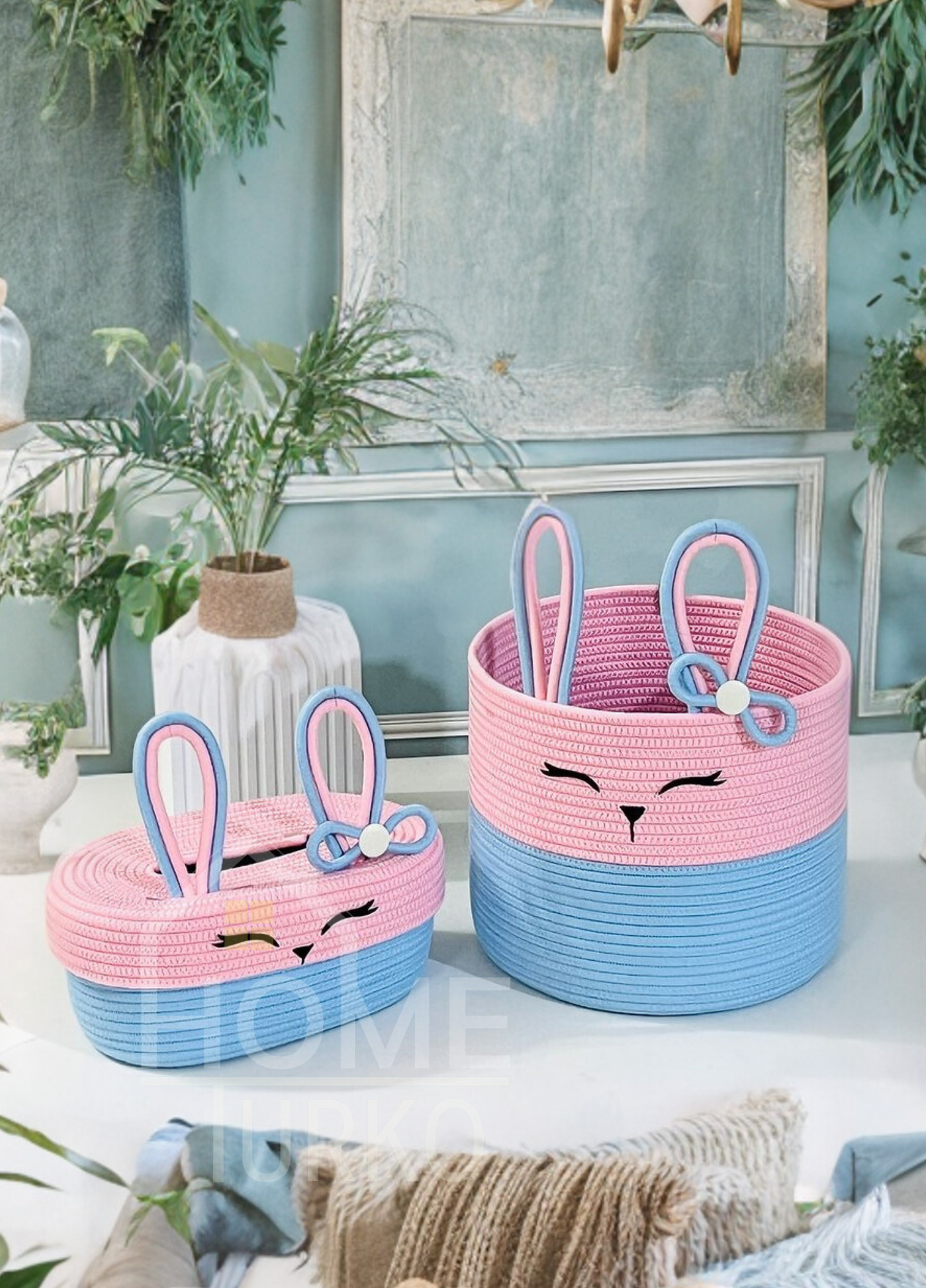 Konsept Çoçuk Odası Oyuncak Sepeti Seti