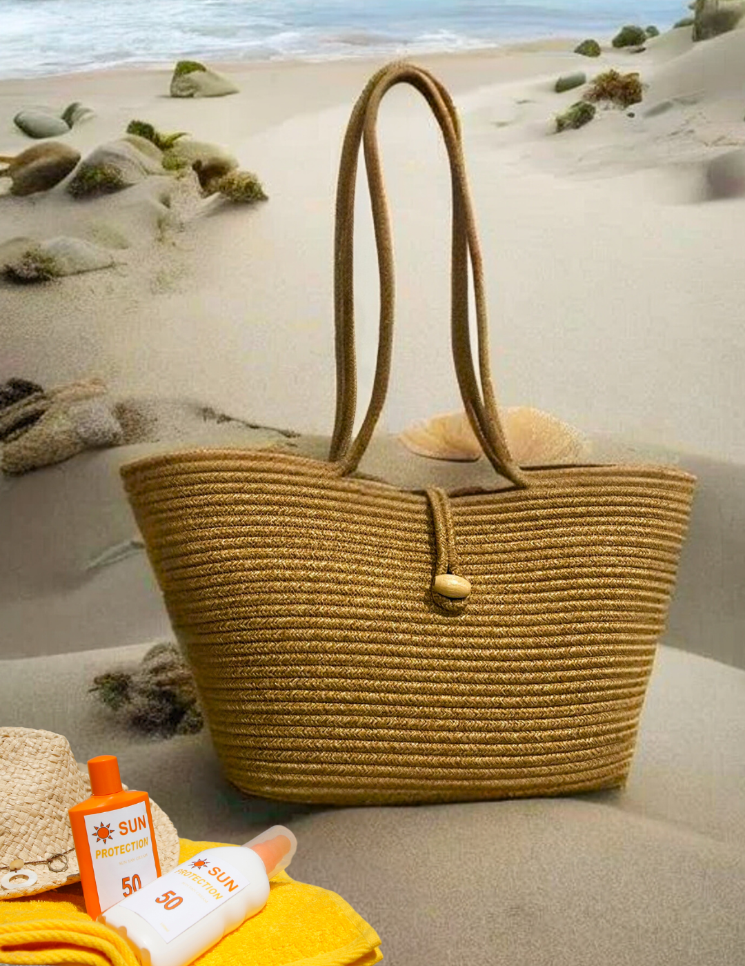 JUTE BEACH BAG