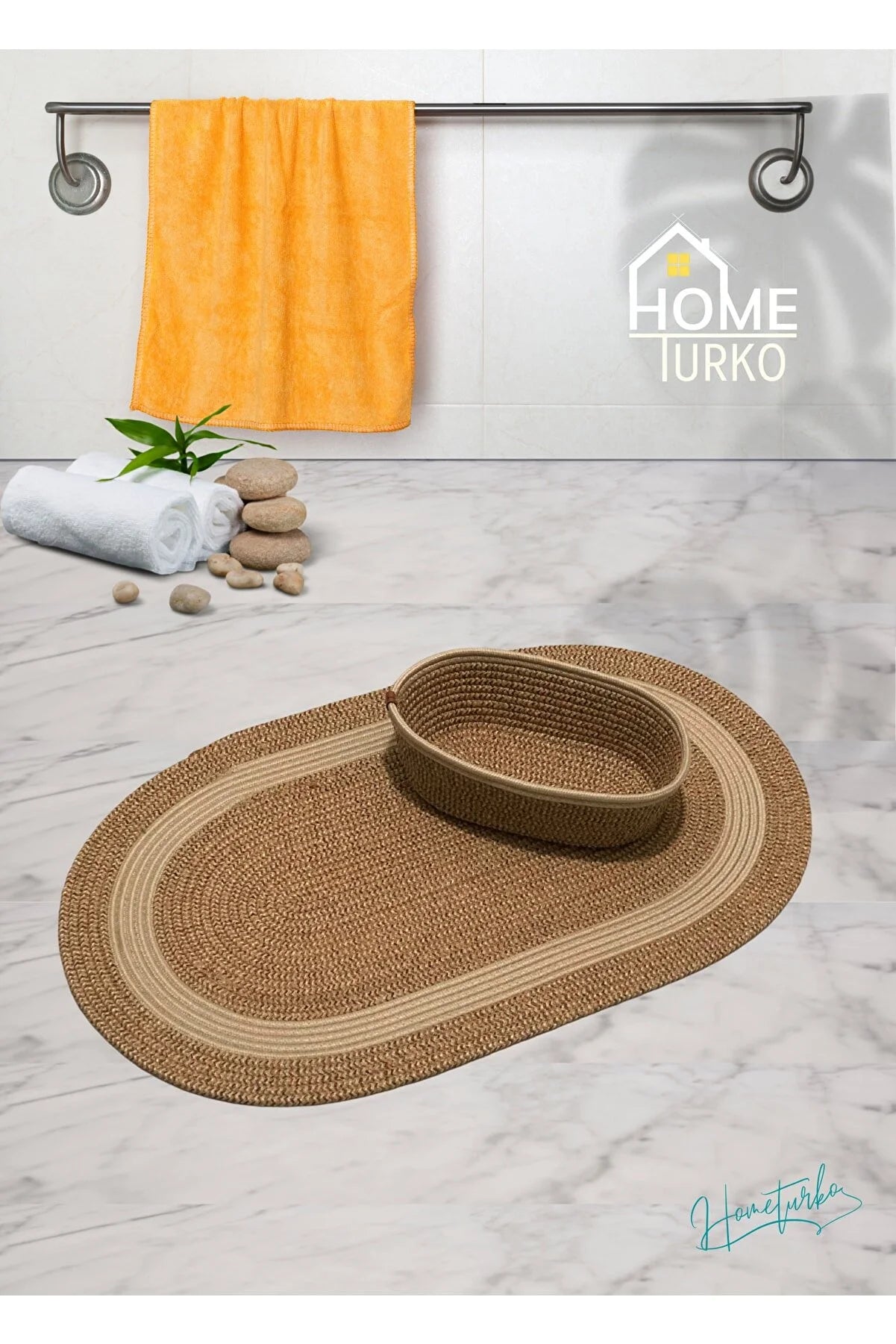 Bath Mat with Basket