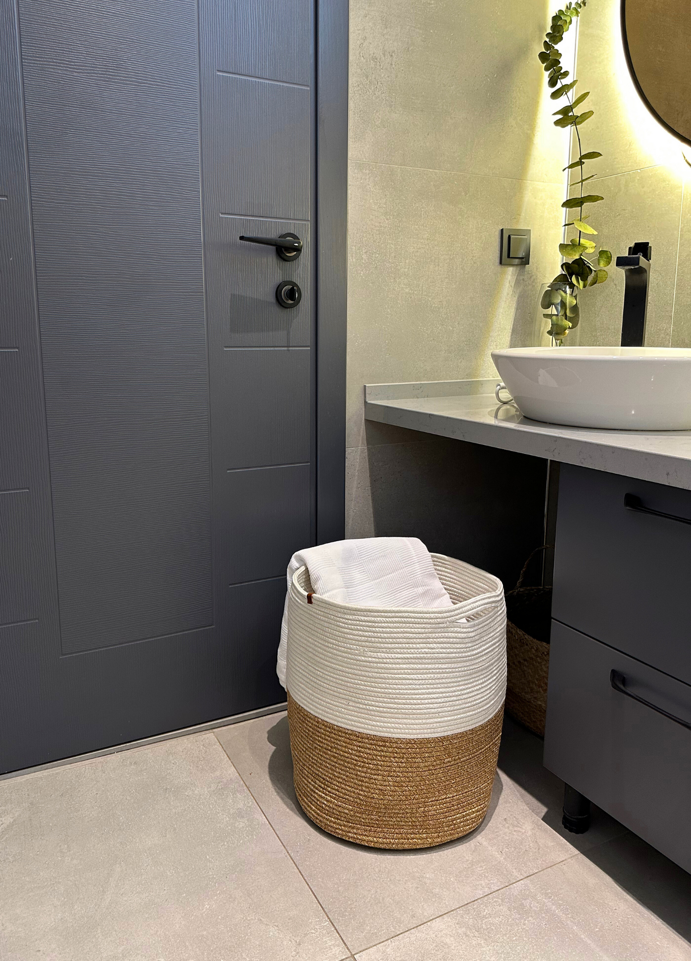 Bohemian Laundry Basket Organizer