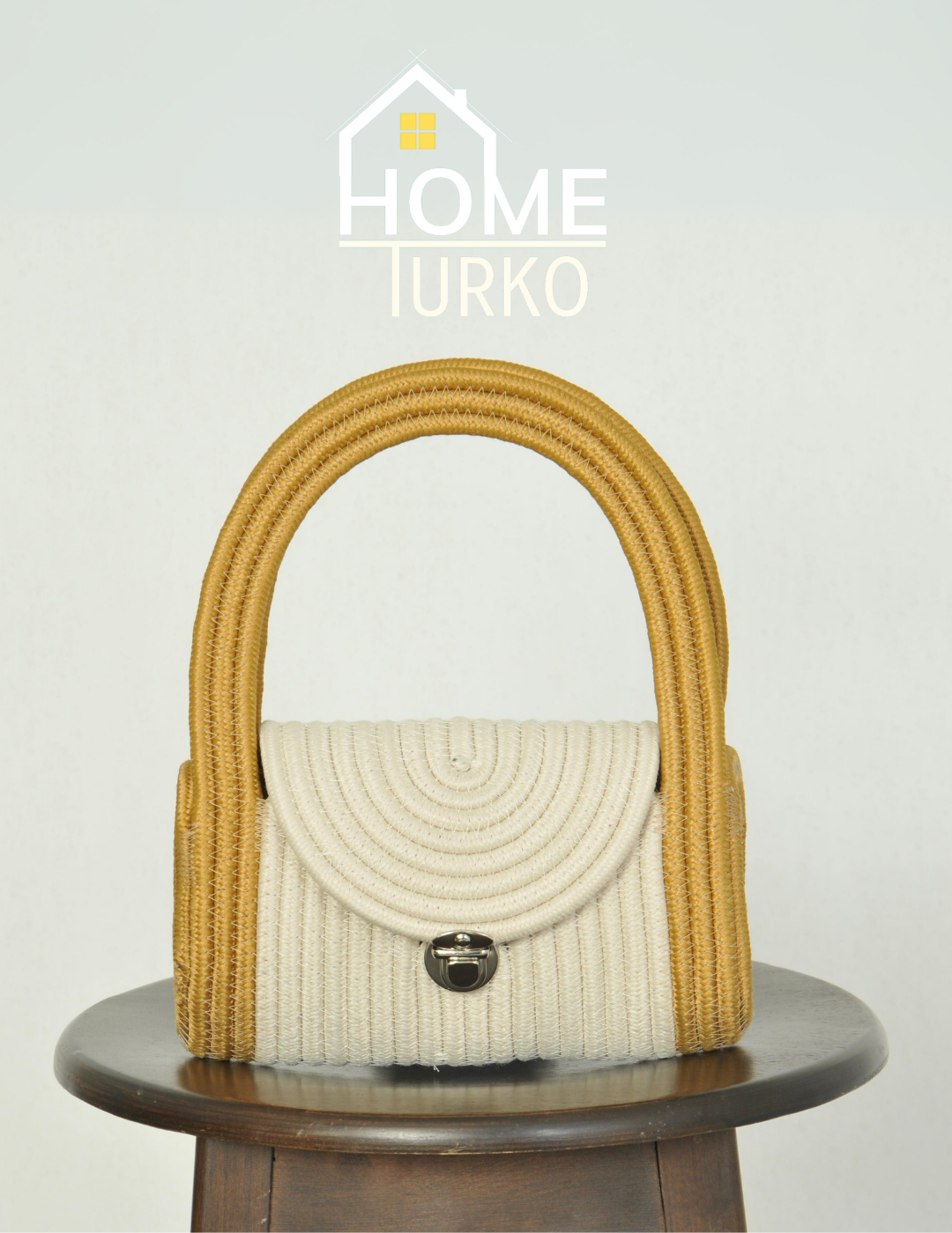 Mini Jute Wicker Clutch