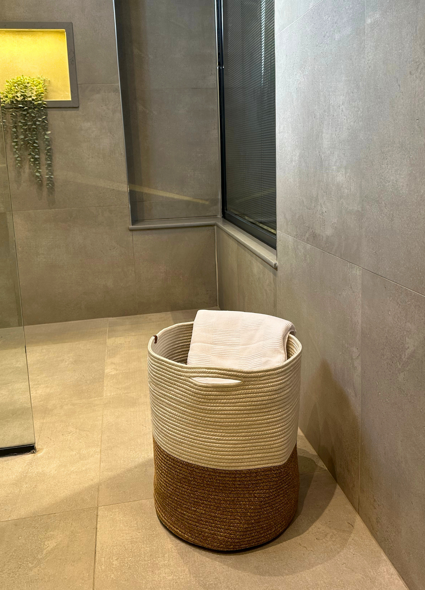 Bohemian Laundry Basket Organizer